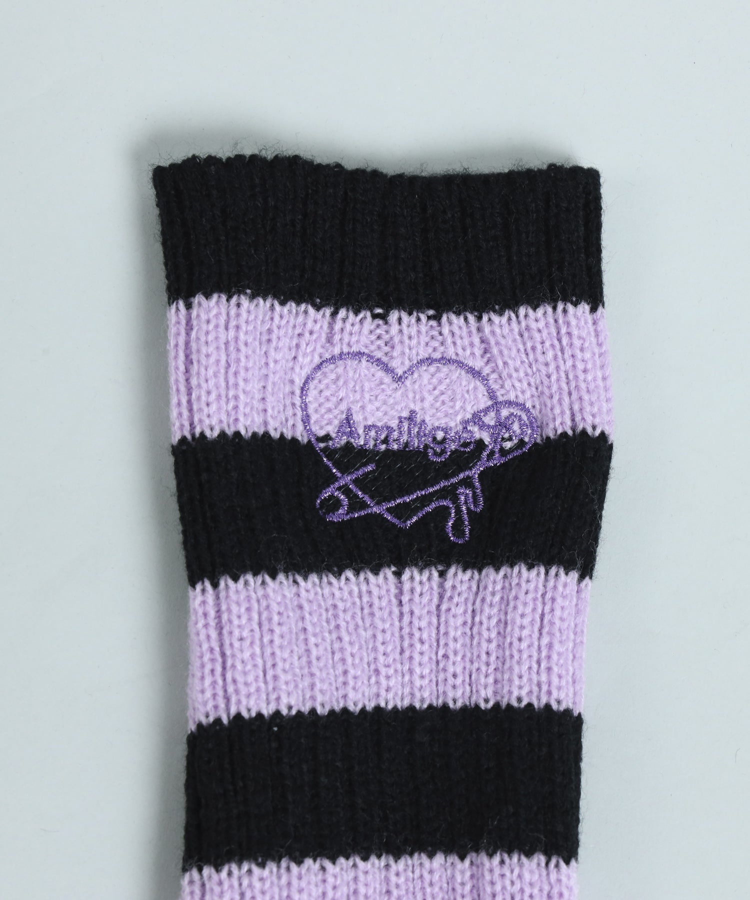 ボーダーレッグウォーマー