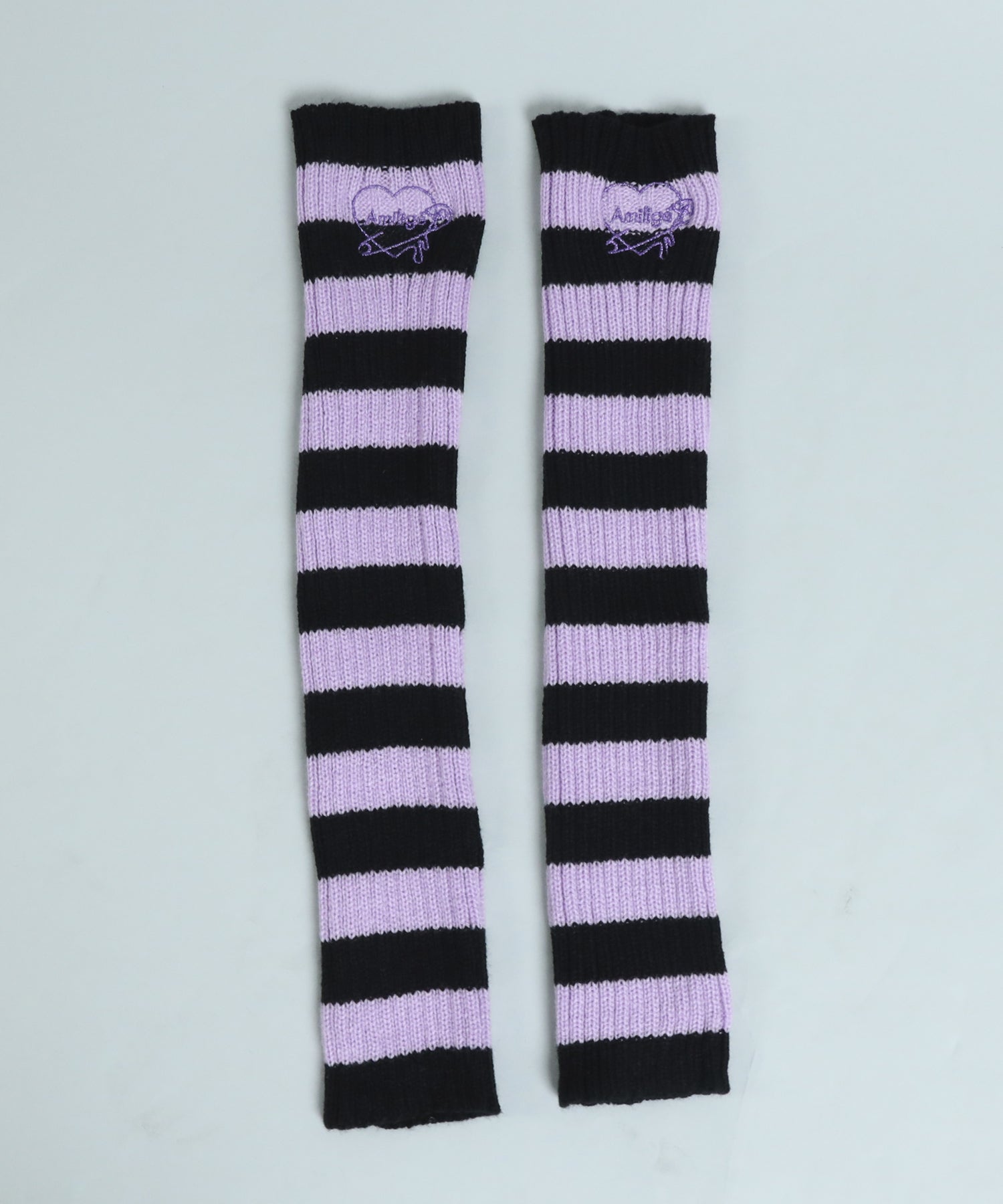 ボーダーレッグウォーマー