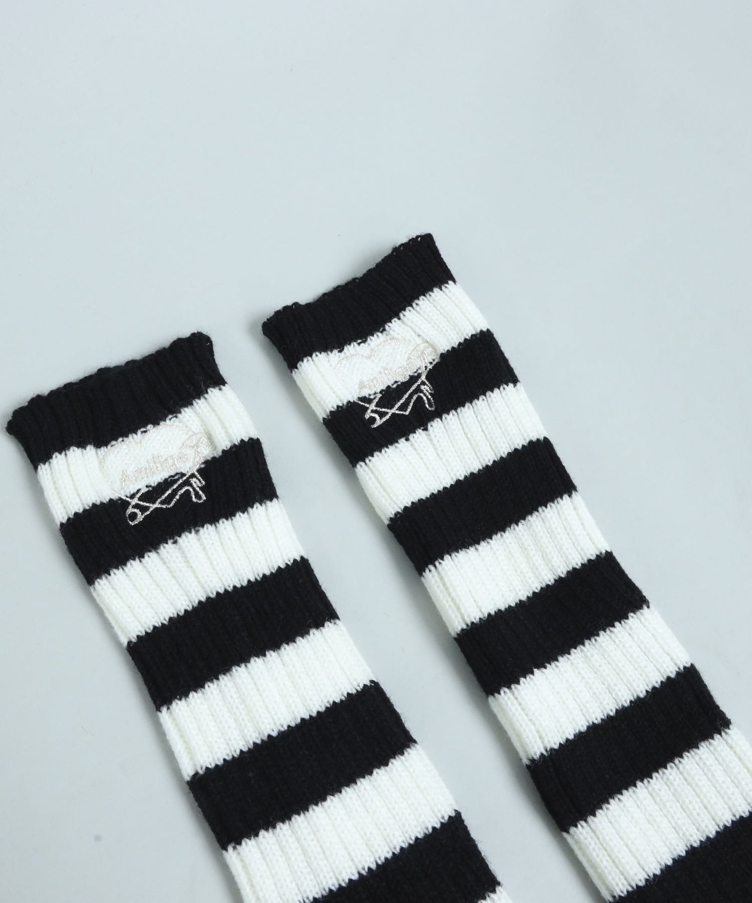 ボーダーレッグウォーマー