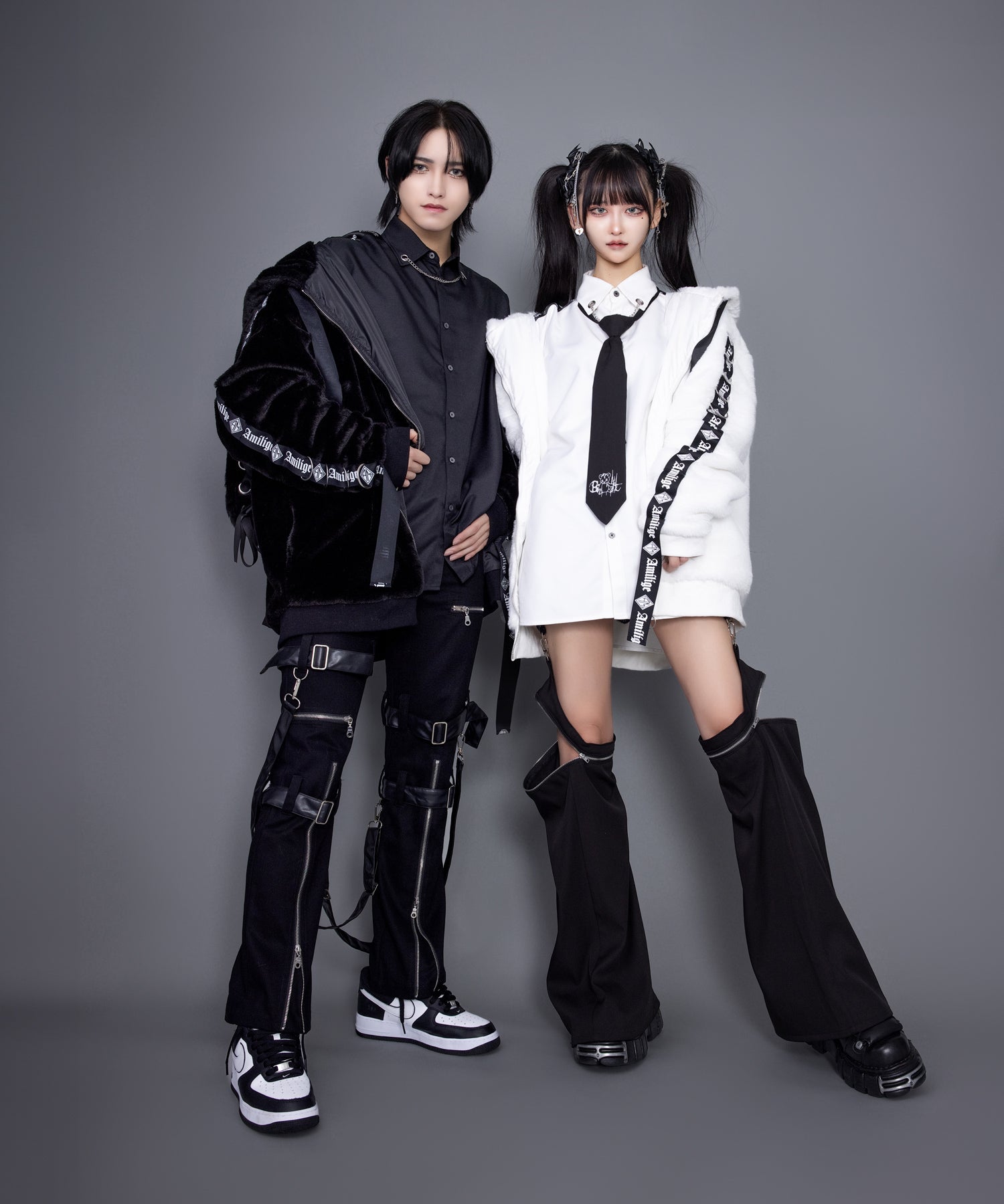 袖リングウイングプリントシャツ