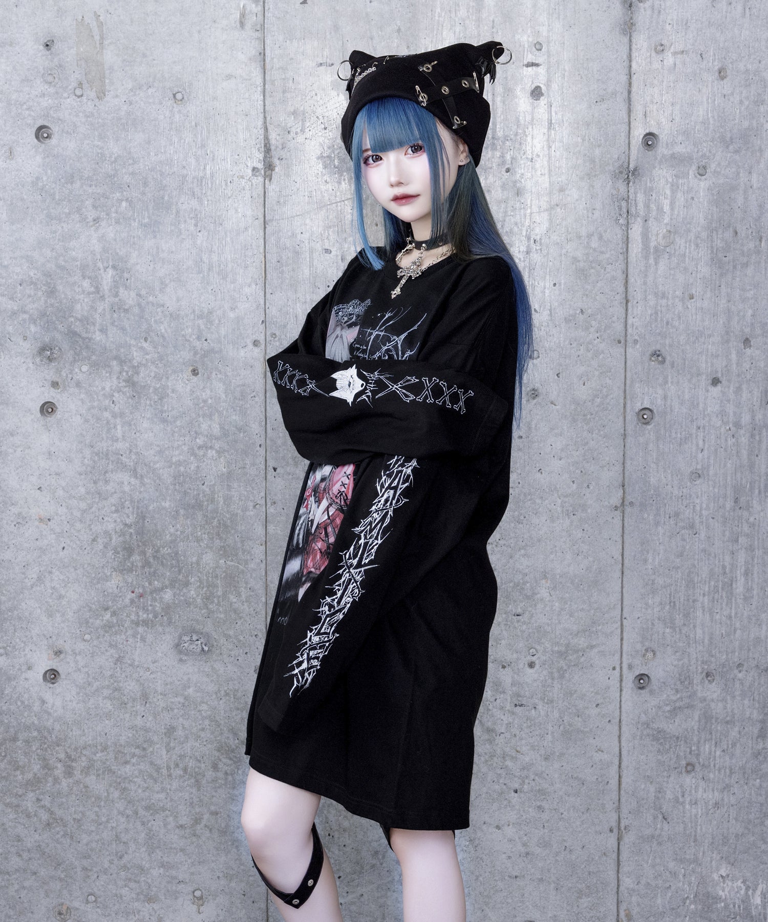 Dreaming DollプリントロングTシャツ