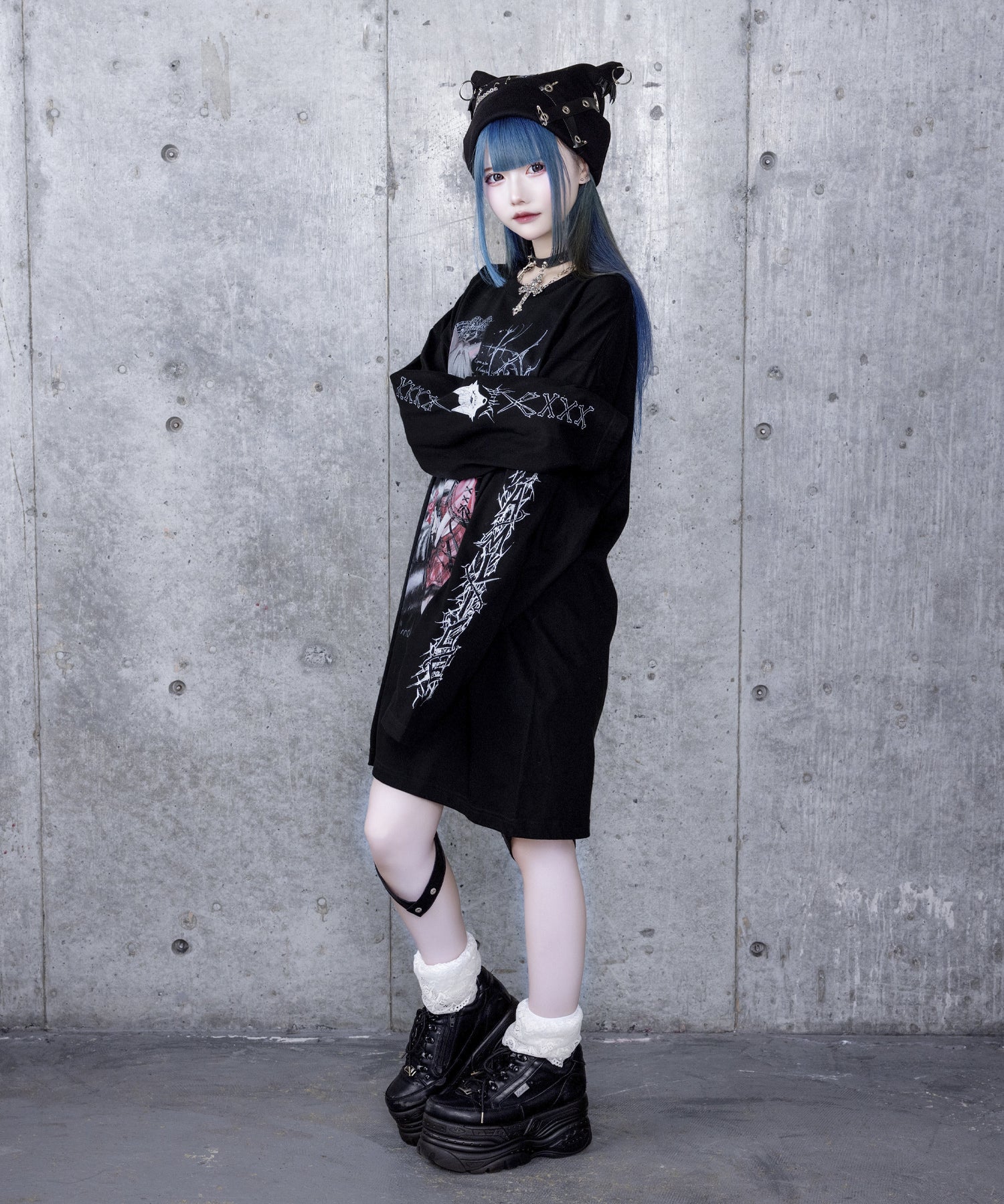 Dreaming DollプリントロングTシャツ