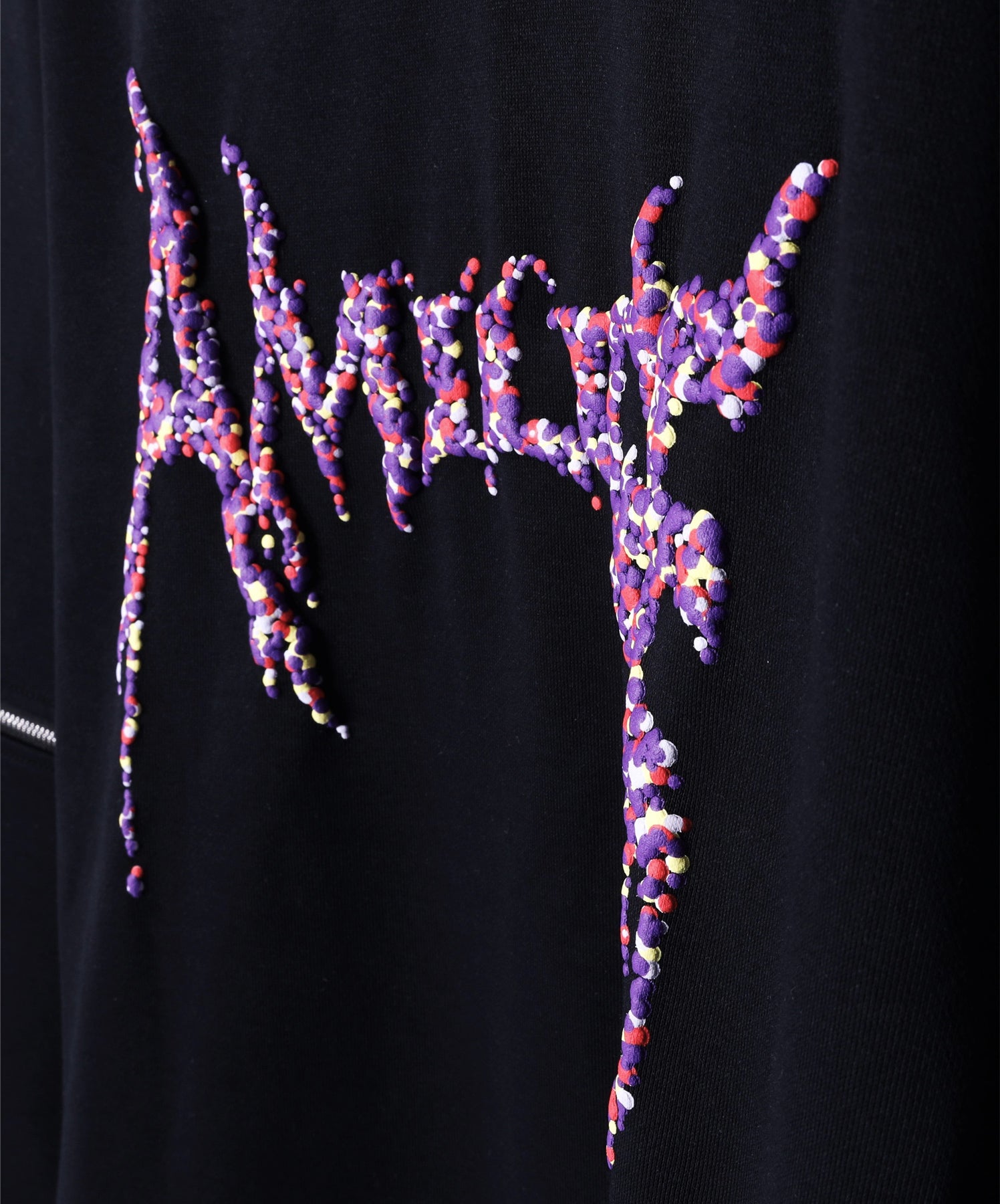 Amilige発泡プリントセーラーカラースウェット