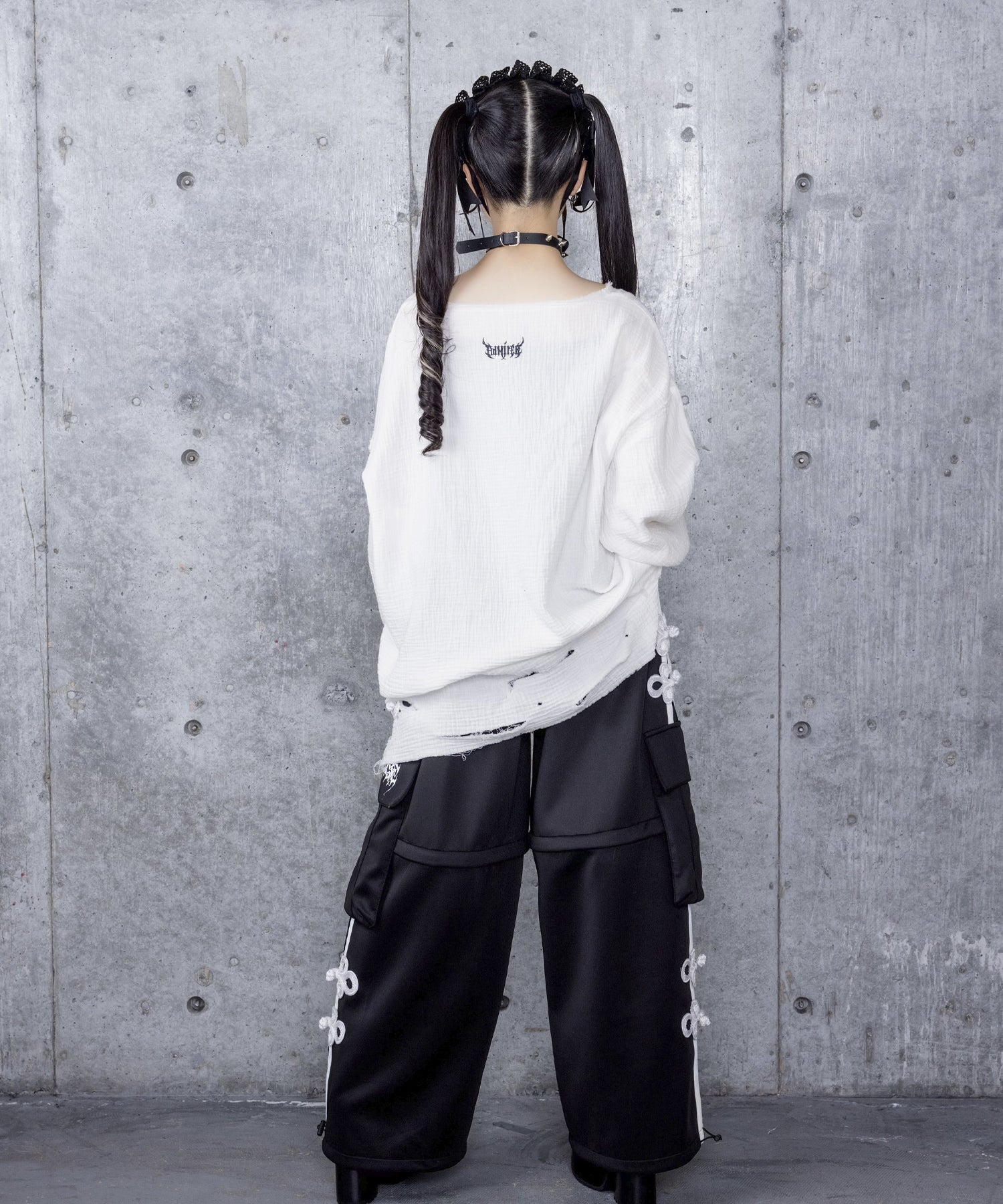 チャイナボタン付き2WAYパンツ