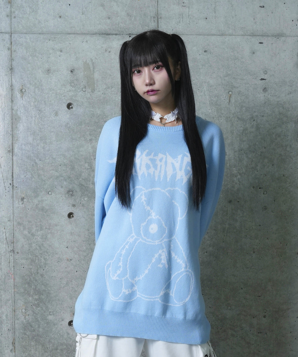 DARKANGEL BEARジャカードニット– A AM STUDIO