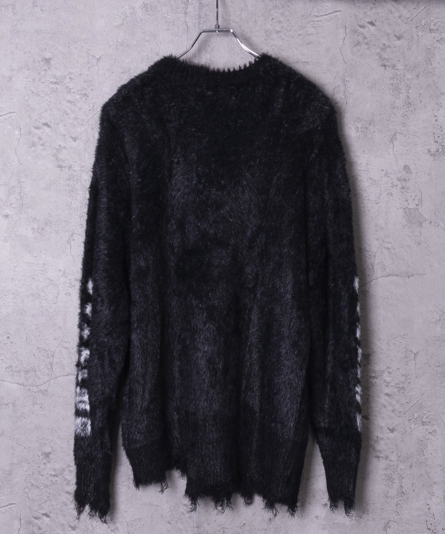 バタフライジャカードシャギーニット