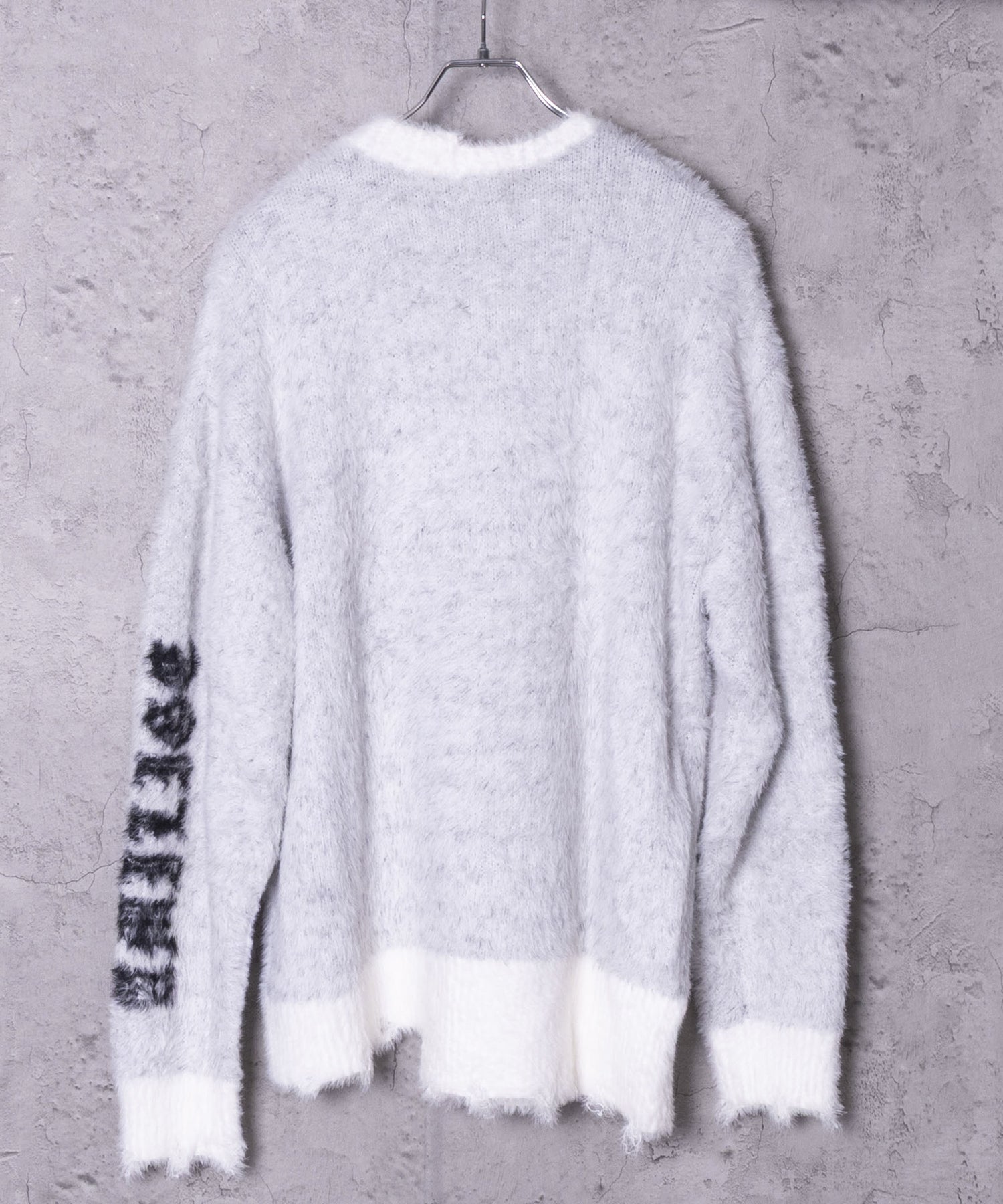 バタフライジャカードシャギーニット