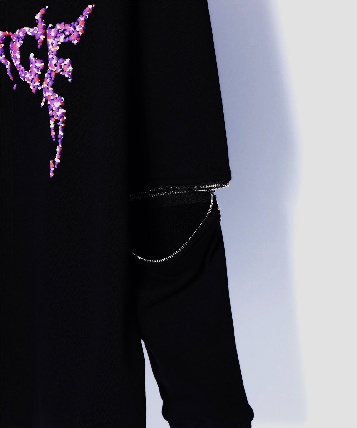 Amilige発泡プリントセーラーカラースウェット