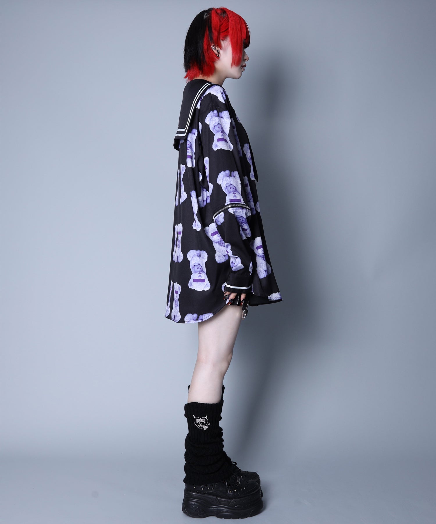 PSYCHO PASS総柄セーラーカラープルオーバー