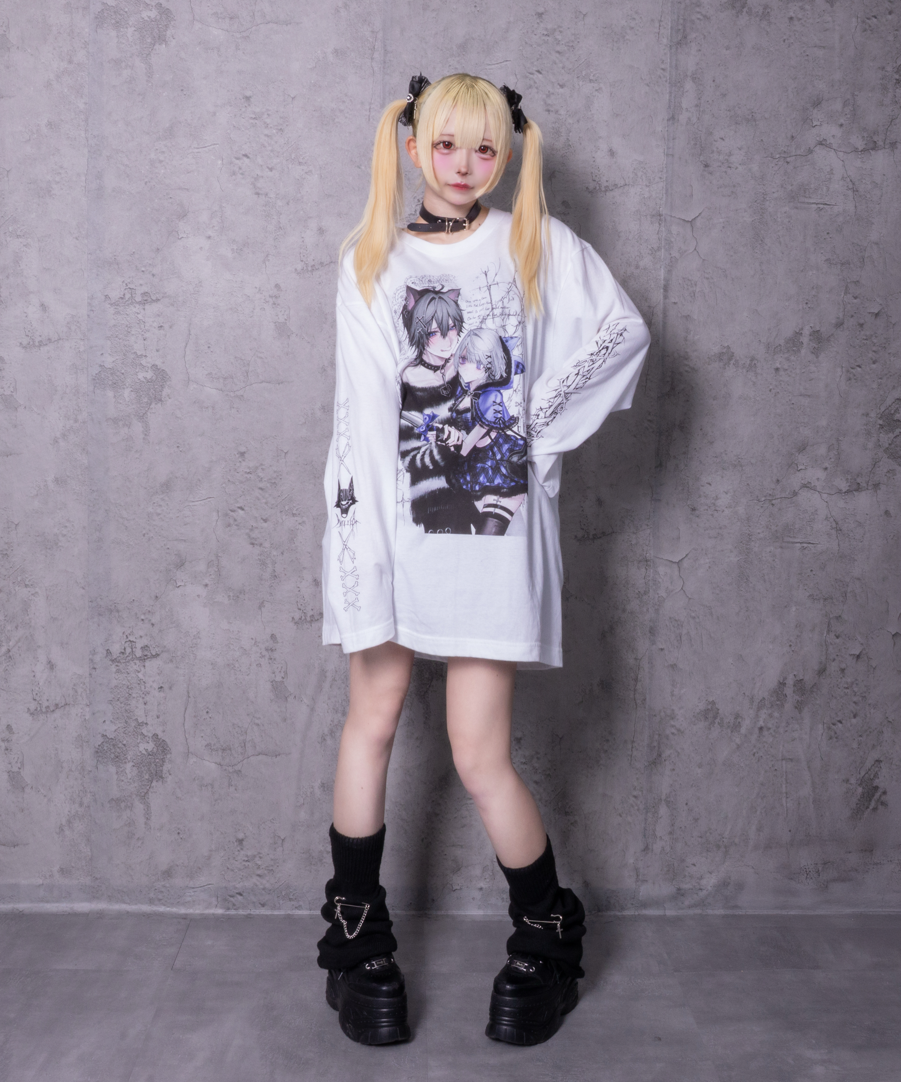 Dreaming DollプリントロングTシャツ