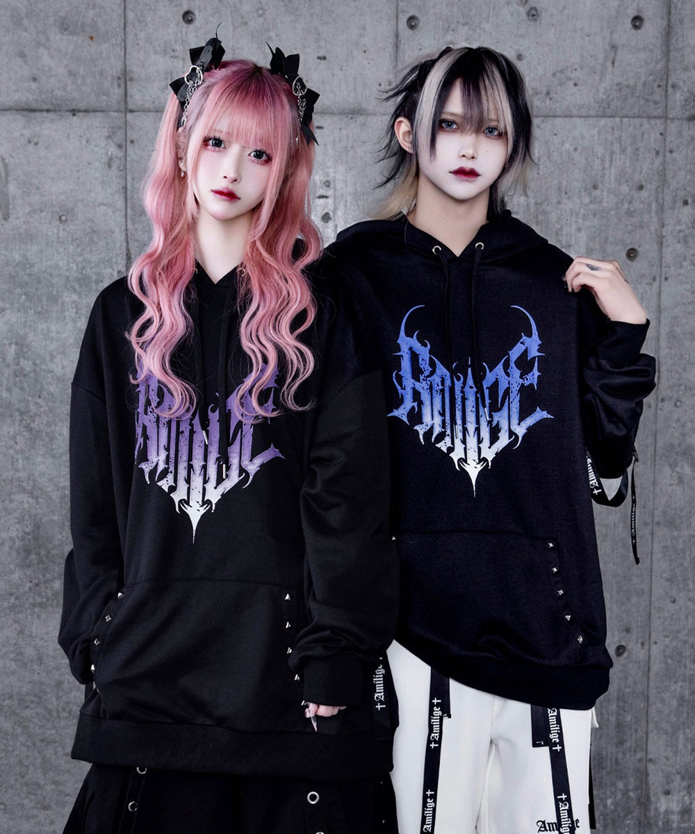 【セール】 Amiligeロゴグラデーションパーカー– A AM STUDIO トップス