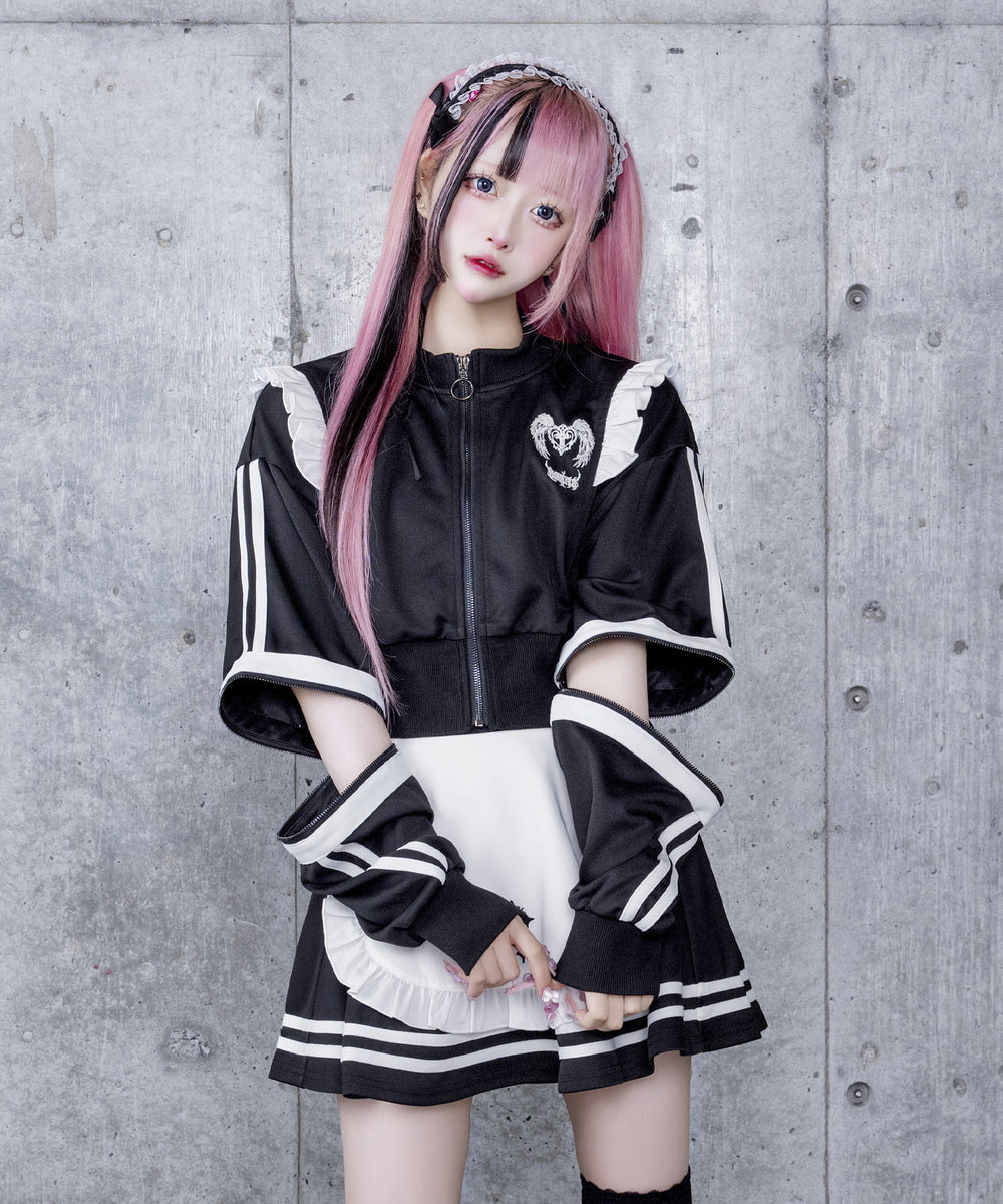 LOUD MOUTH フリル袖カットソーS 新品タグ付　スカートセットアップ LOUD MOUTH フリル袖カットソーS 新品タグ付 スカート