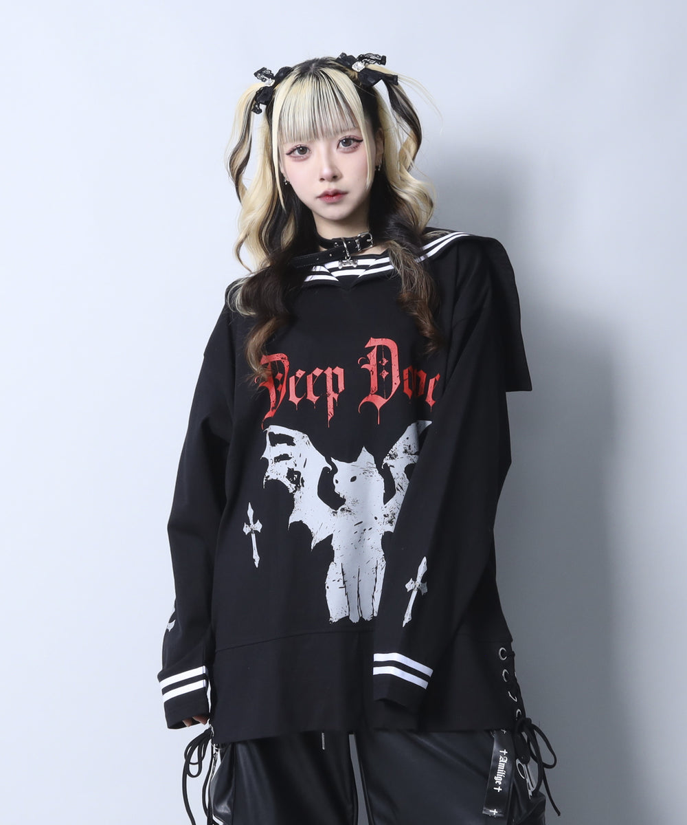 【良好品】 DEEP DOPEセーラーロングTシャツ– STUDIO AM A ミュージシャン