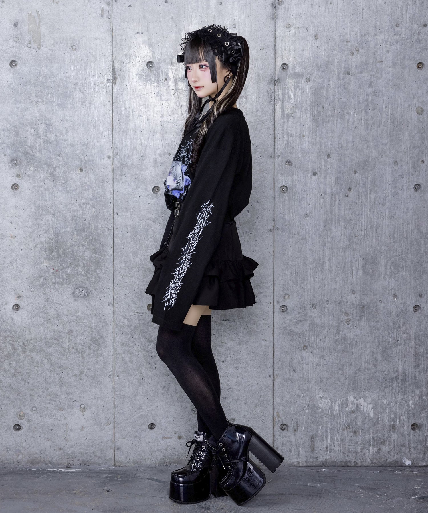 Dreaming DollプリントロングTシャツ