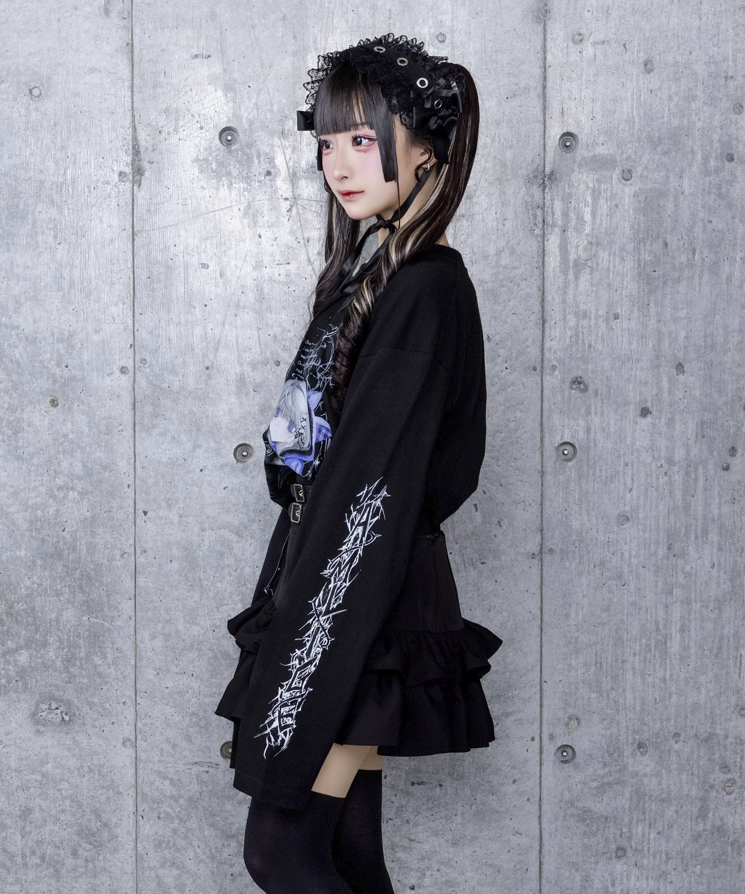 Dreaming DollプリントロングTシャツ