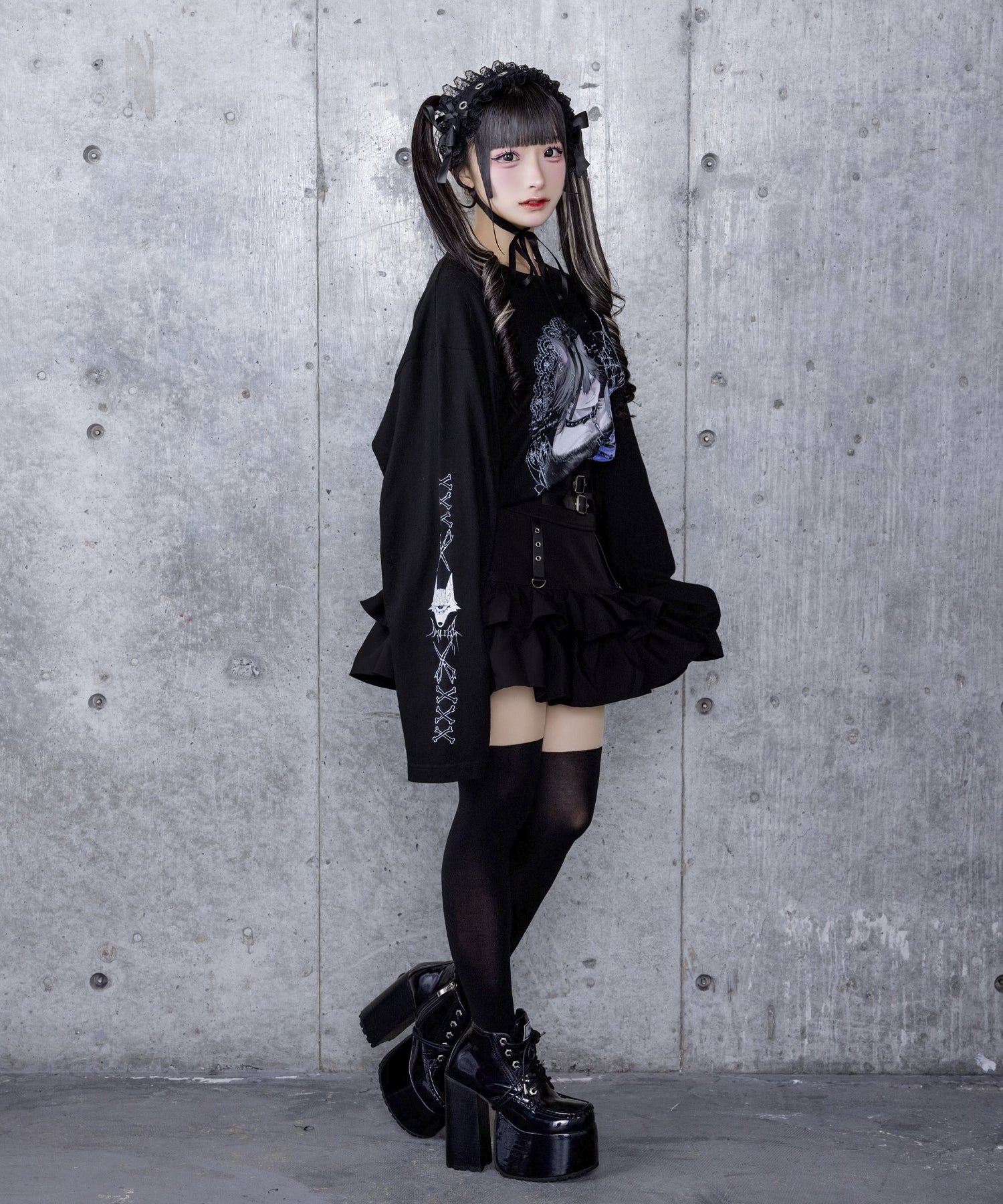 Dreaming DollプリントロングTシャツ