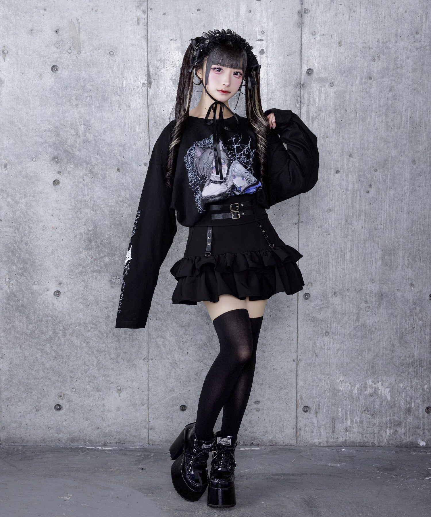 Dreaming DollプリントロングTシャツ