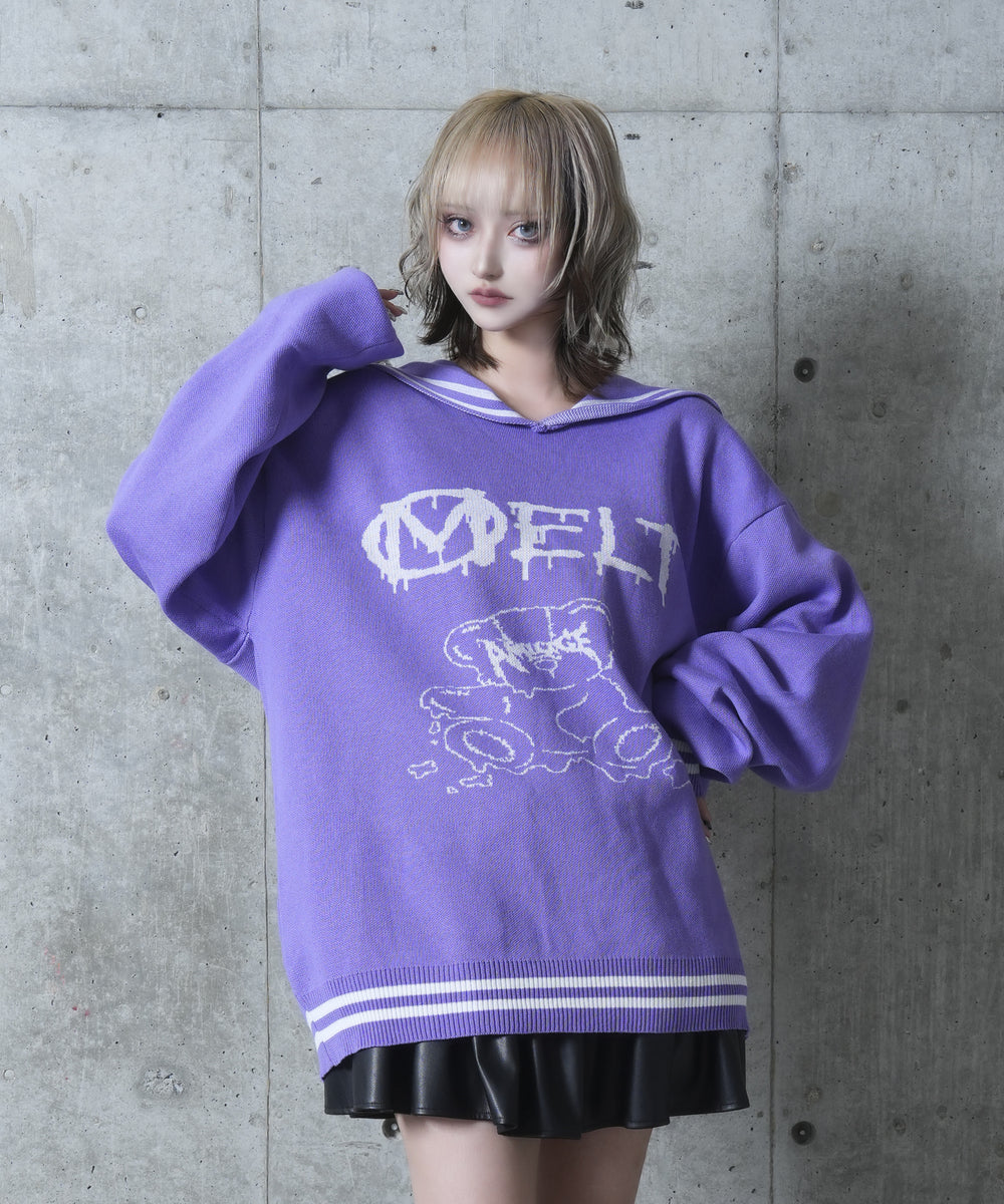 MELTセーラーカラーニット– A AM STUDIO