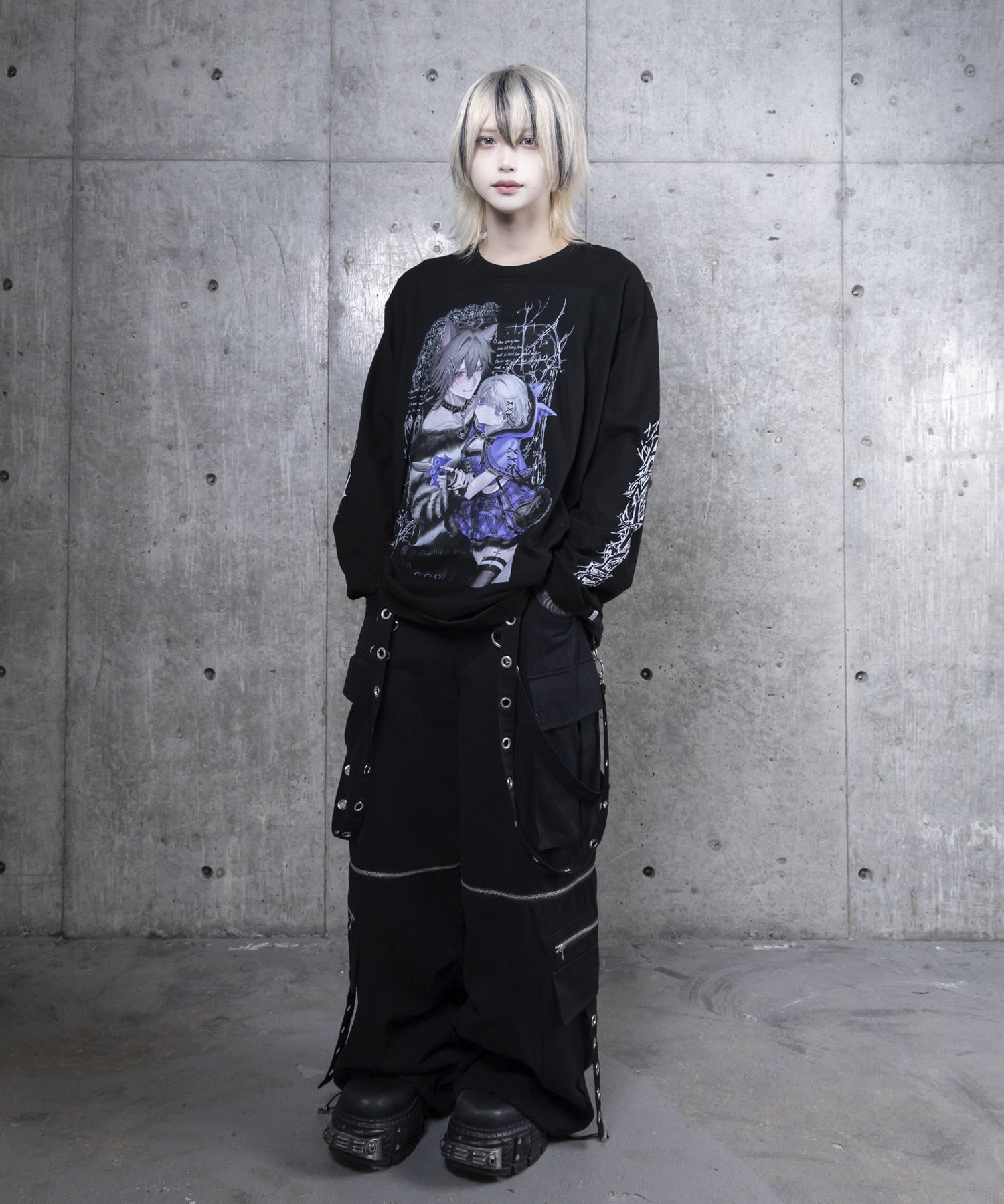 Dreaming DollプリントロングTシャツ