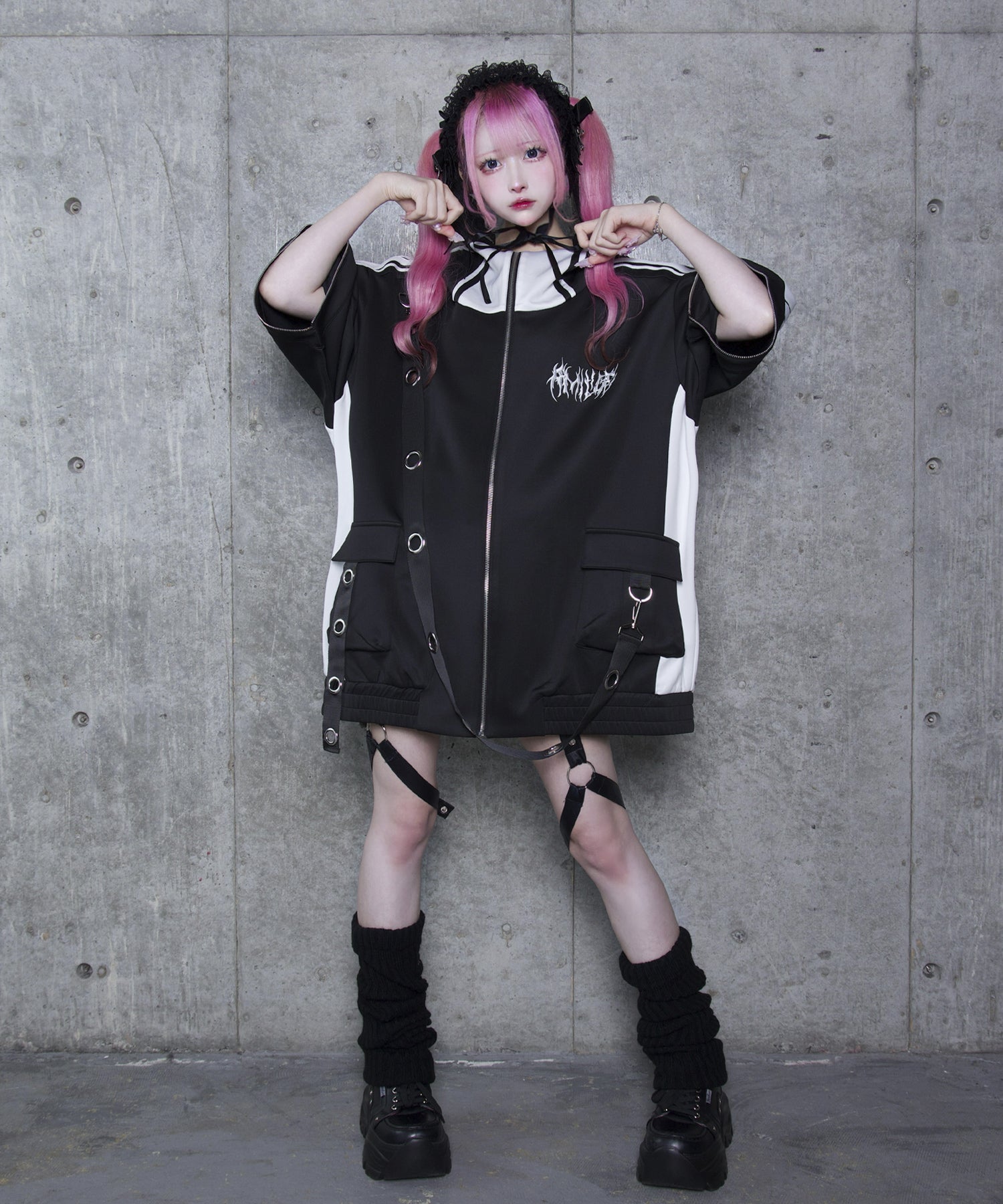 【Asheri-アシェリ-】羽付きリボンレースヘッドドレス