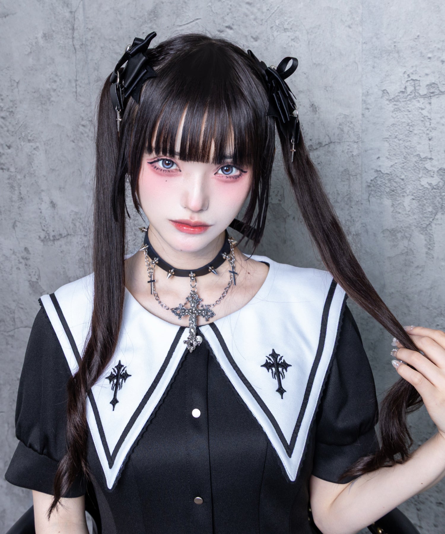 【Asheri-アシェリ-】チェーンクロスチョーカー