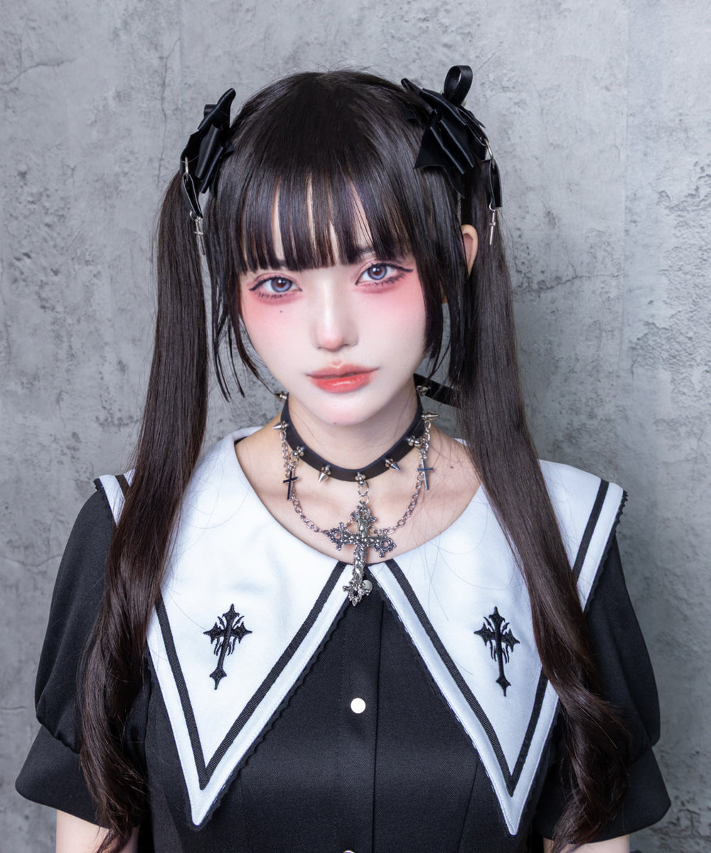 Asheri-アシェリ-】ハートクロス付きリボン– A AM STUDIO