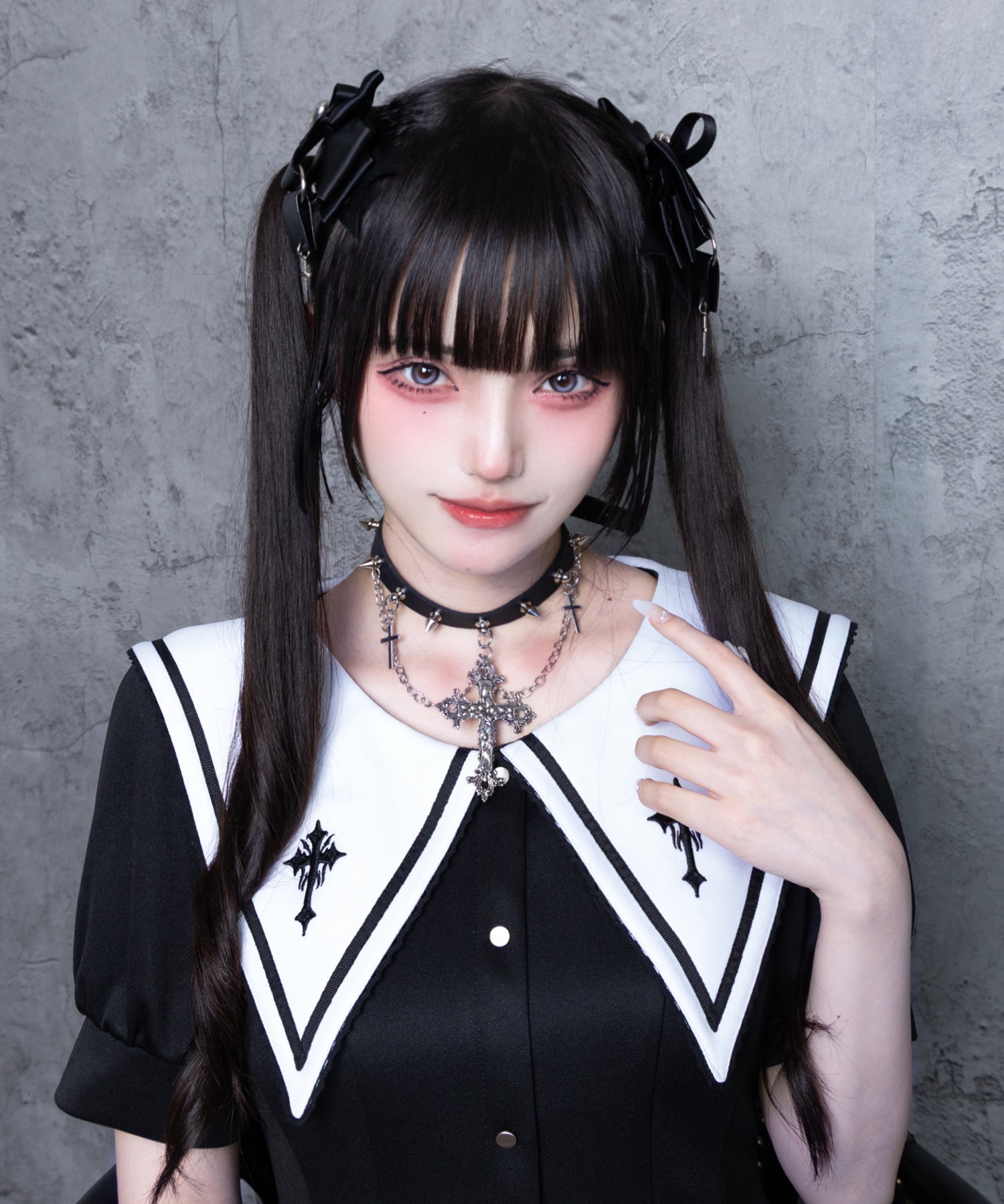 【Asheri-アシェリ-】チェーンクロスチョーカー