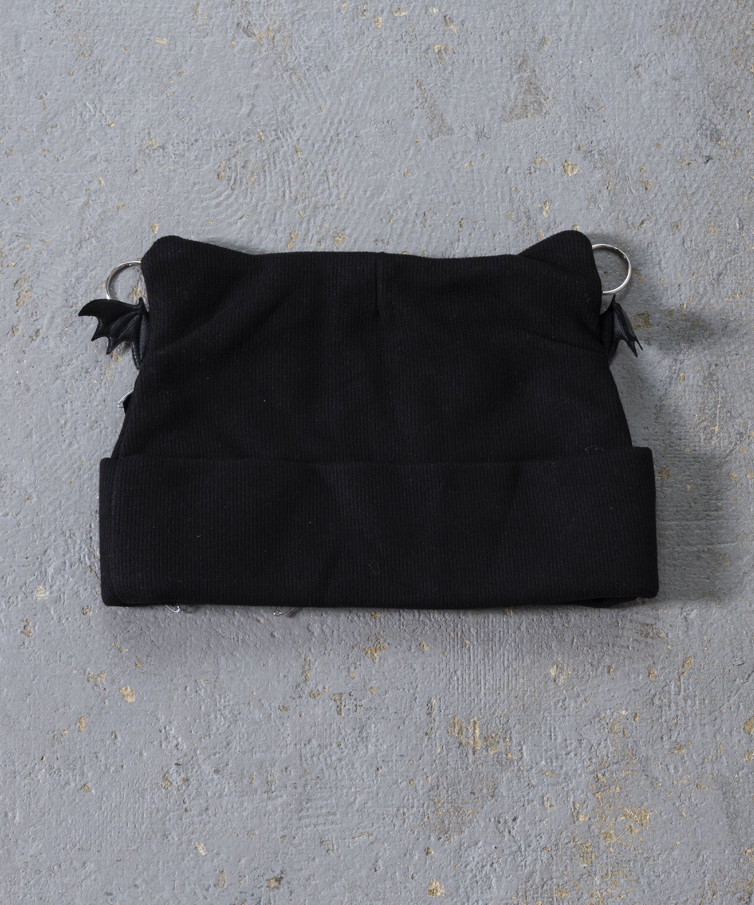 【Asheri-アシェリ-】ネコ耳クロスチェーンニット帽