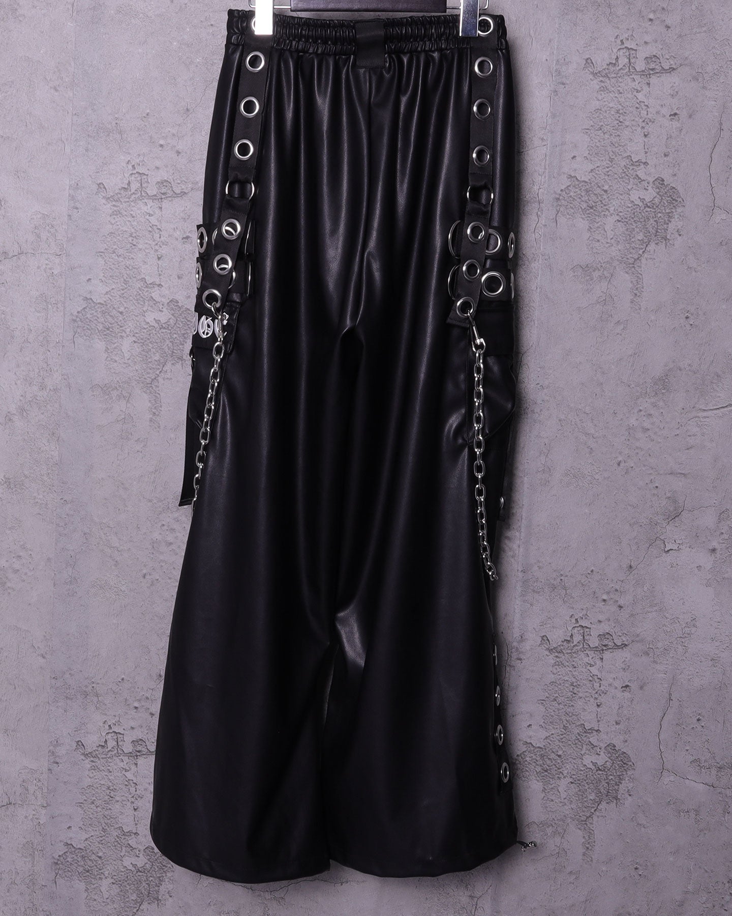 PUサスペンダージョガーパンツ