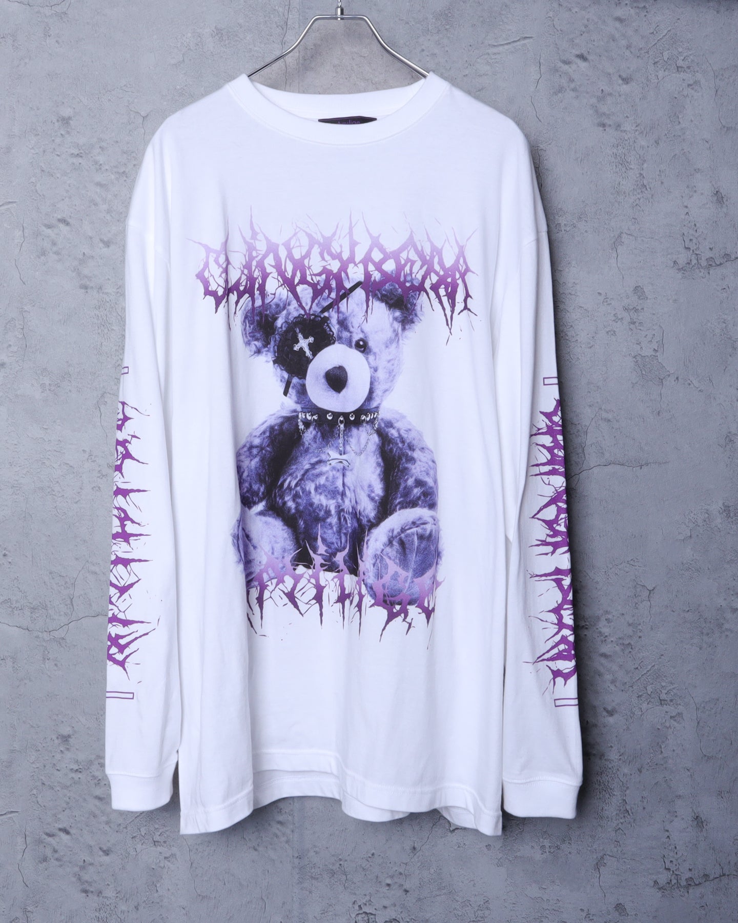 Toxic TeddyプリントロングTシャツ