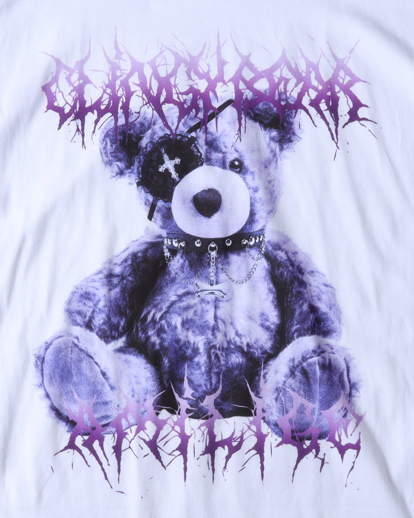 Toxic TeddyプリントロングTシャツ