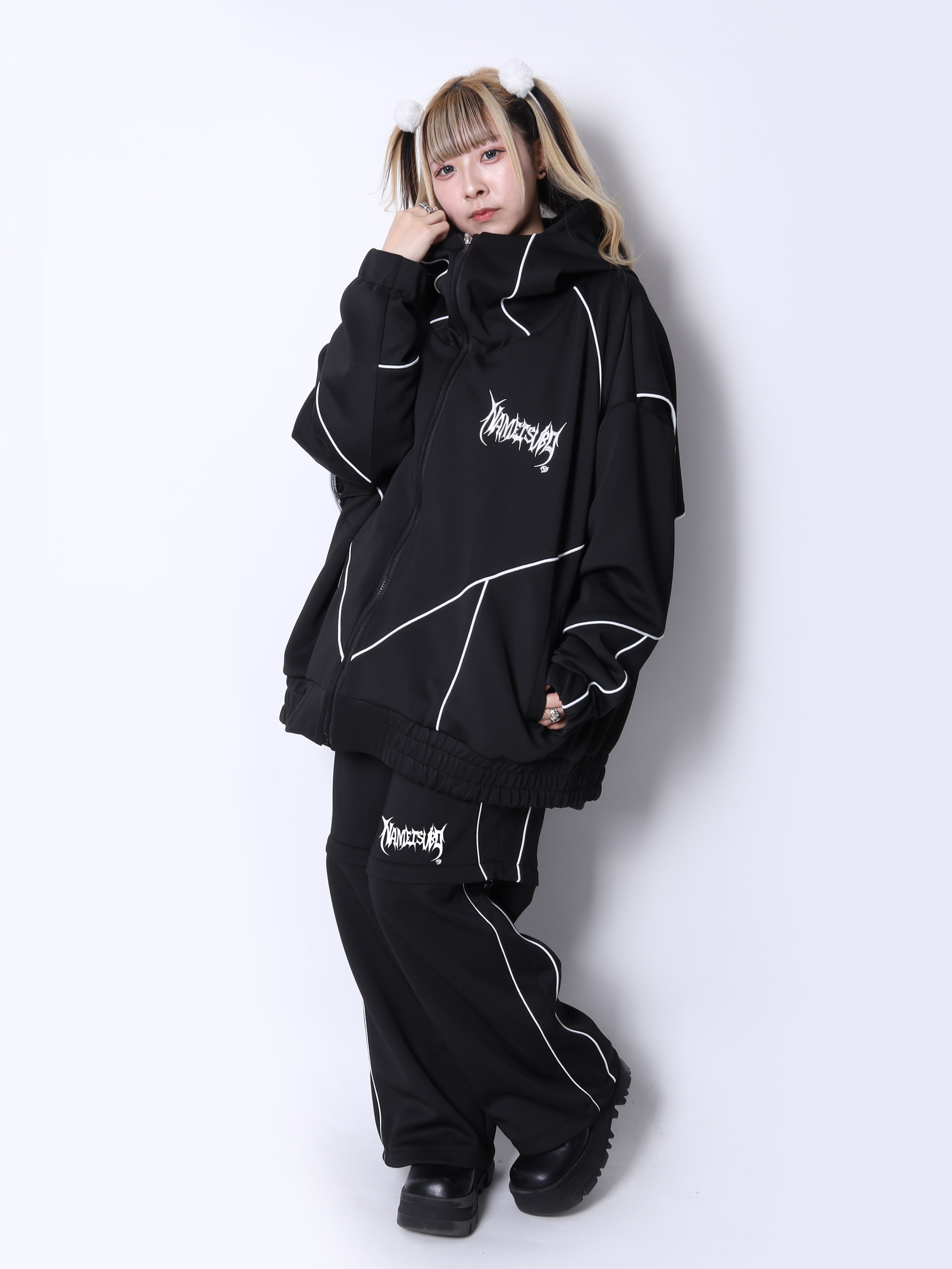 NAMETSUBAコラボジャージブルゾンパーカー