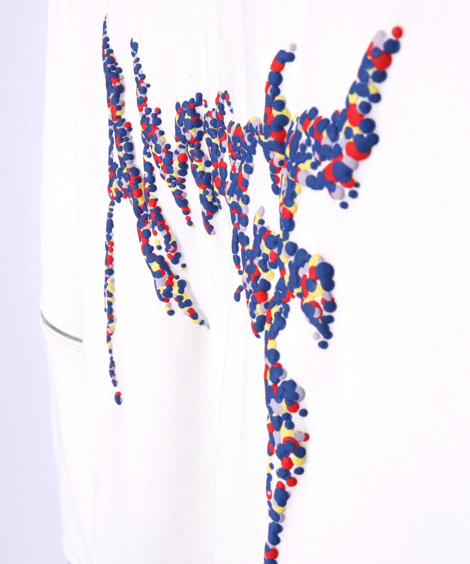 Amilige発泡プリントセーラーカラースウェット