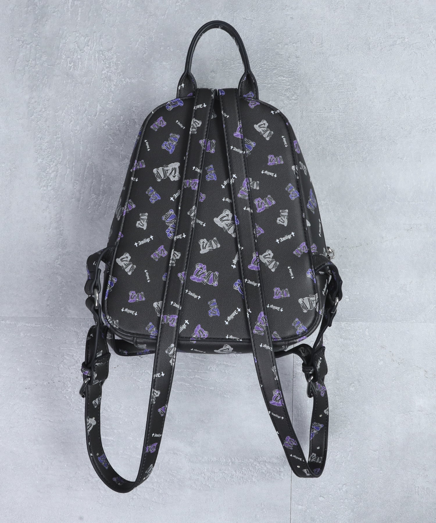 Bandage Bear総柄プリントミニリュック