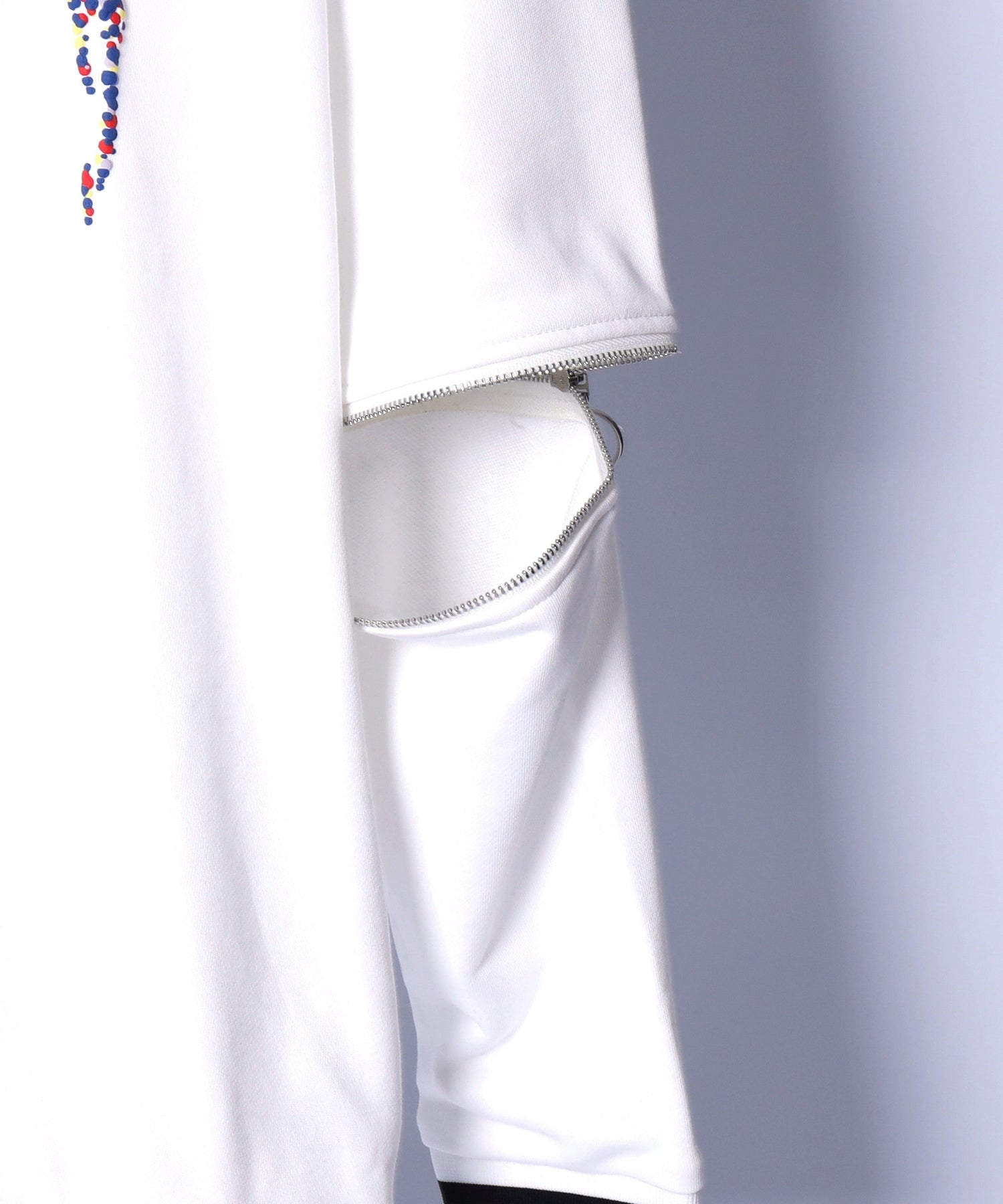 Amilige発泡プリントセーラーカラースウェット