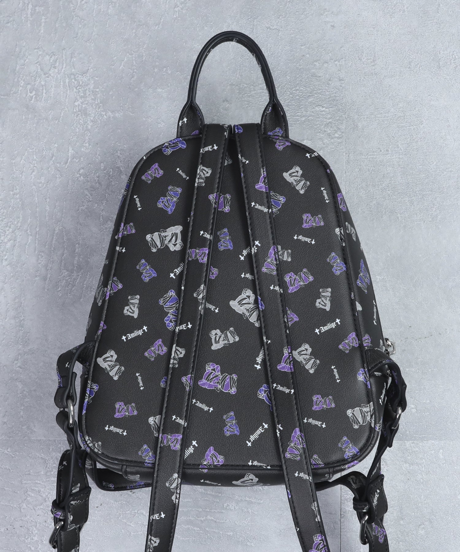 Bandage Bear総柄プリントミニリュック