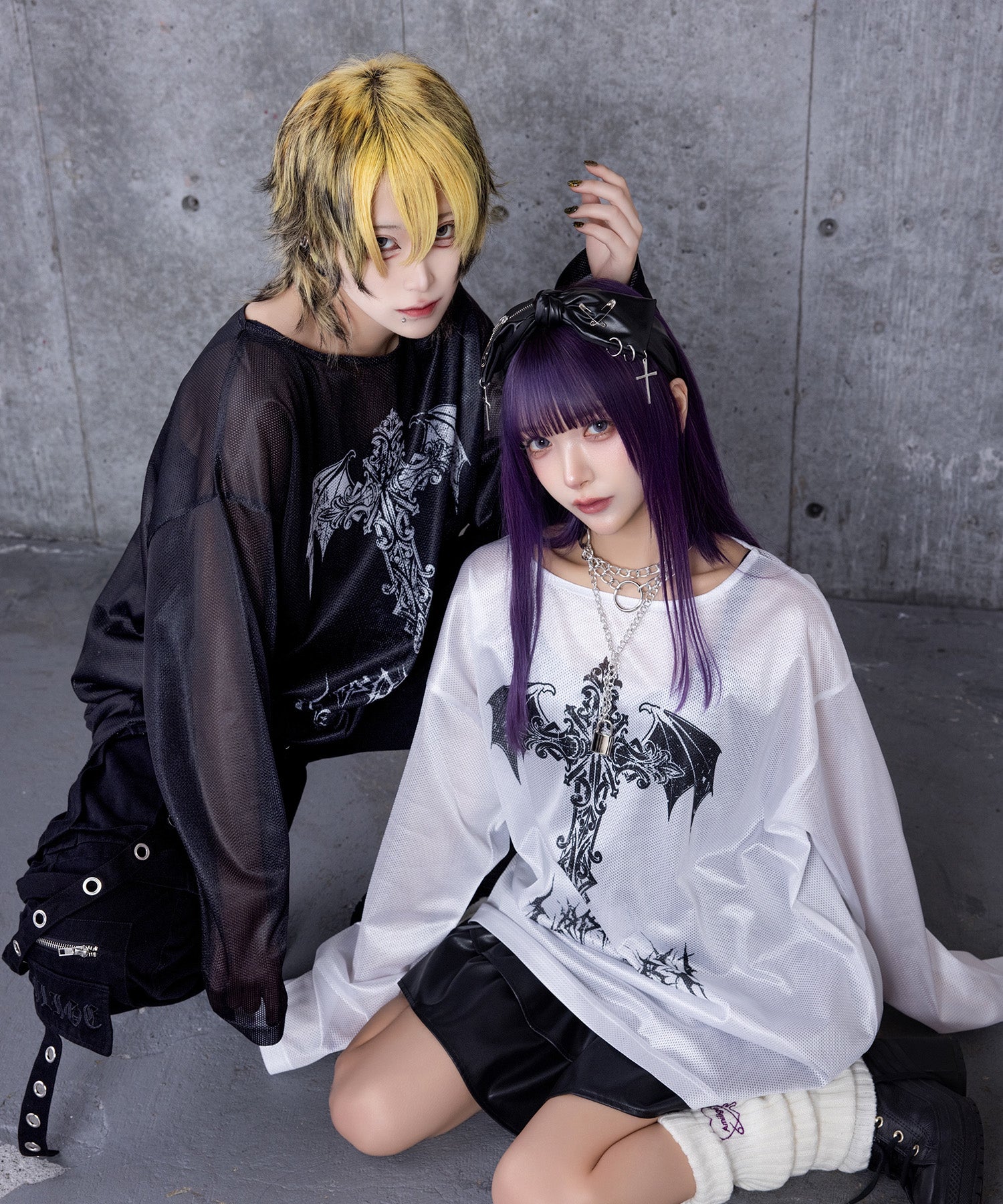 コウモリクロスプリントメッシュロンT