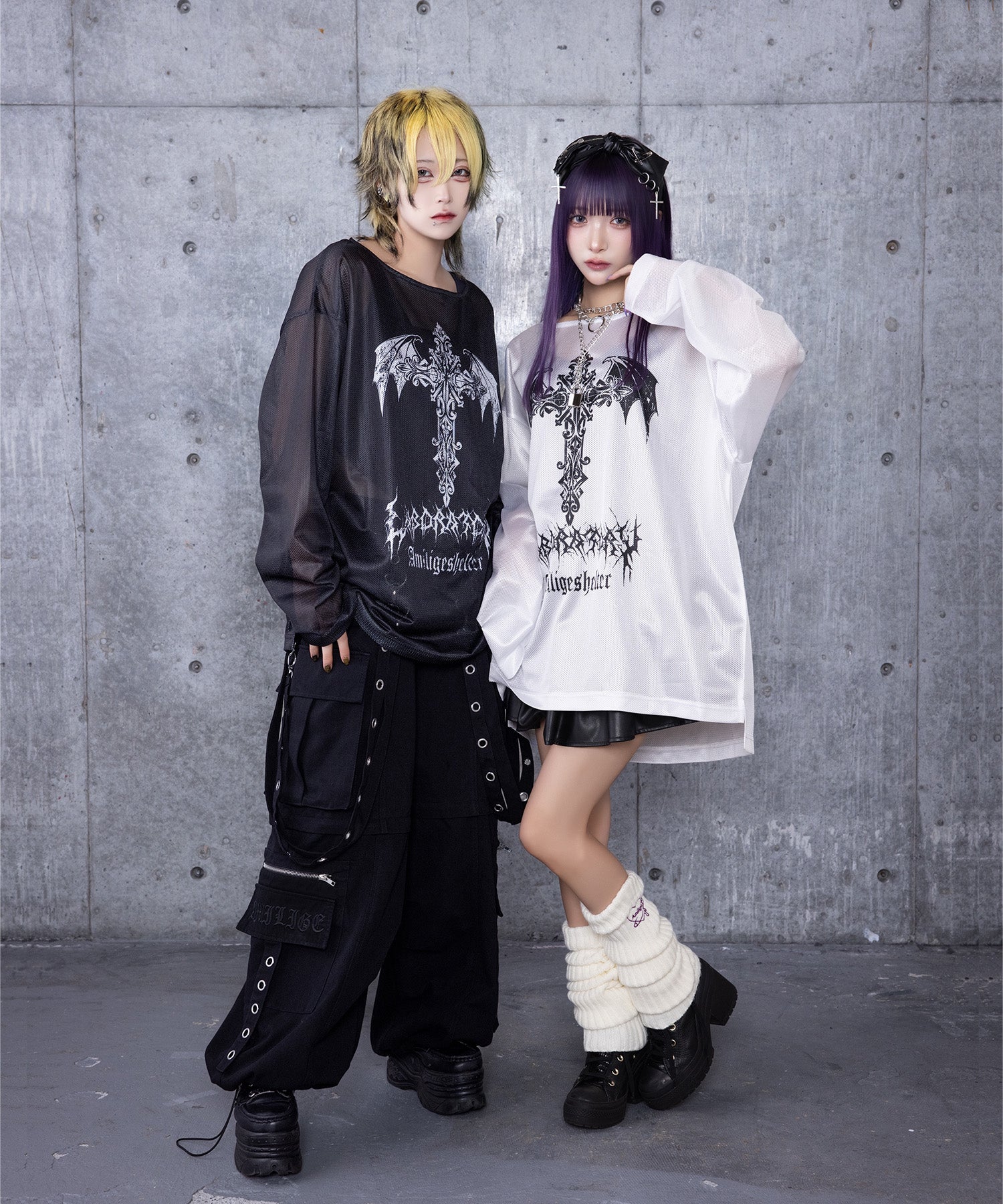 コウモリクロスプリントメッシュロンT