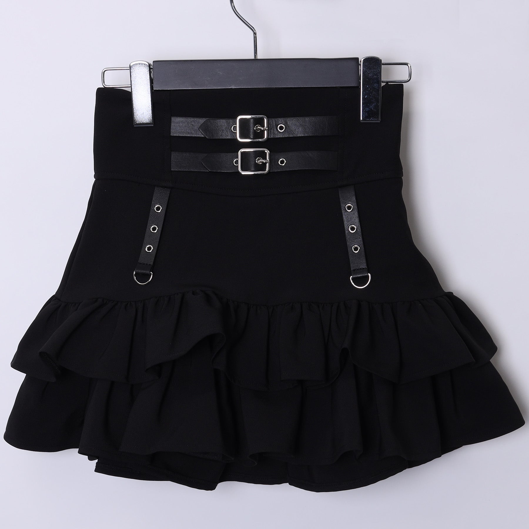 コルセット風フリルスカート