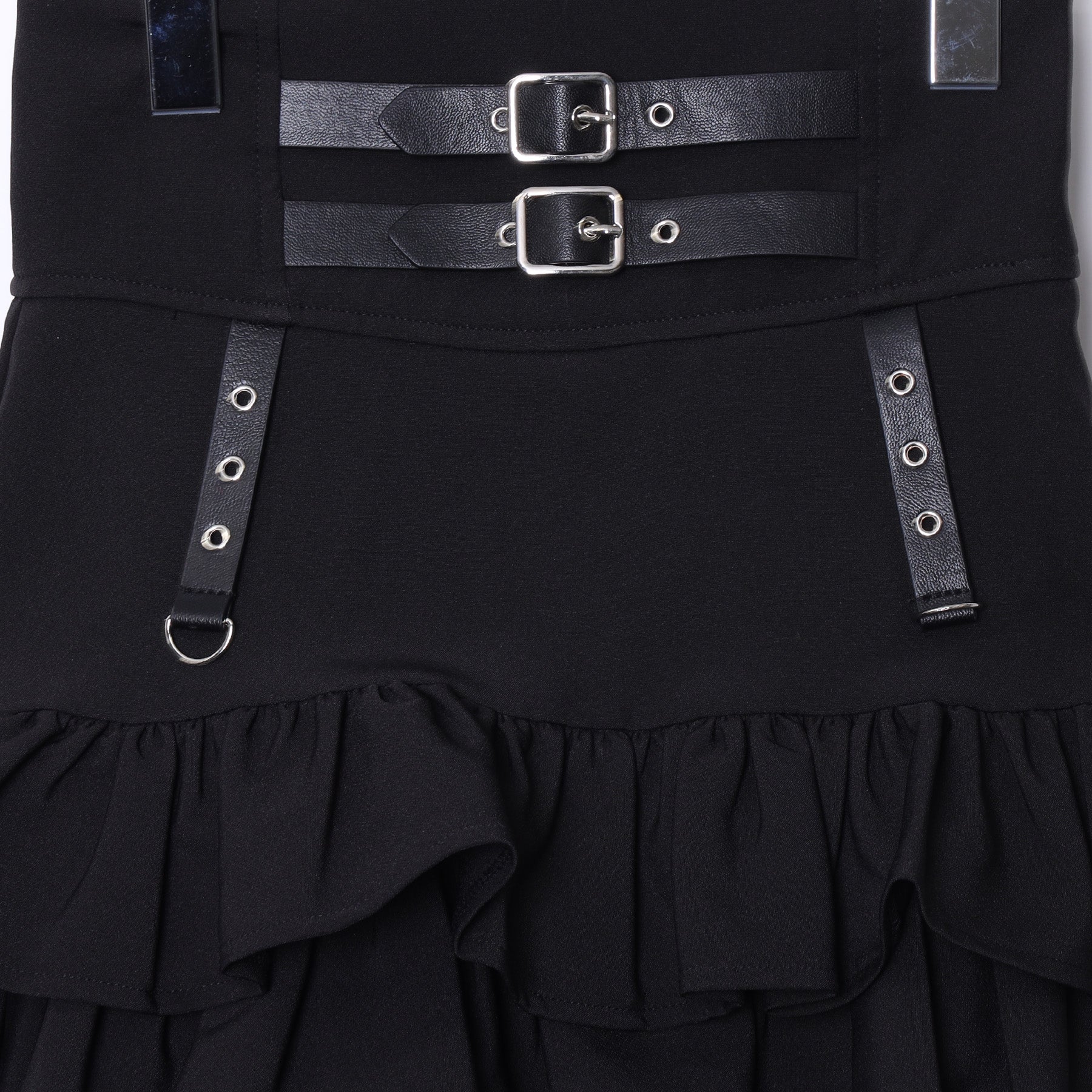 コルセット風フリルスカート