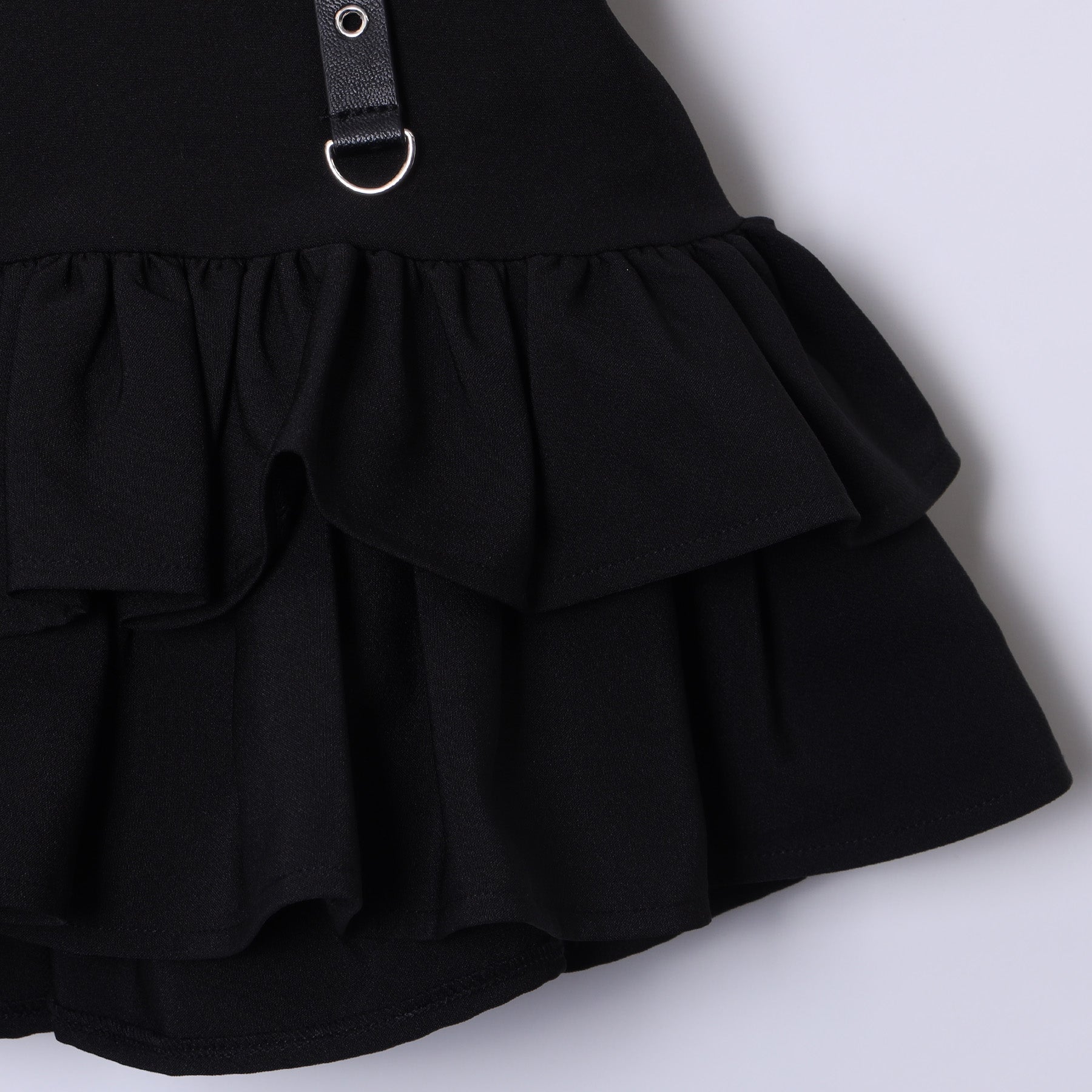 コルセット風フリルスカート