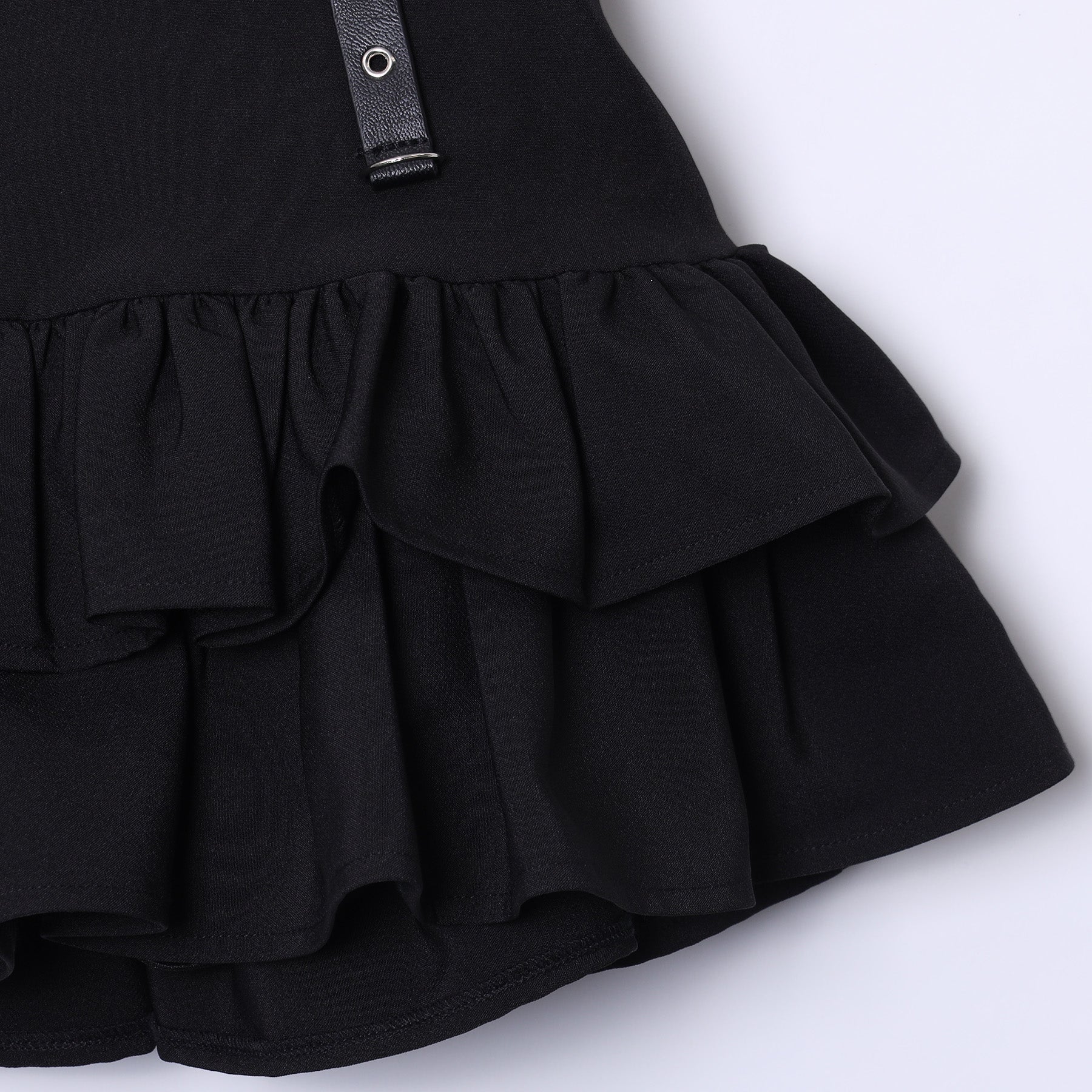 コルセット風フリルスカート