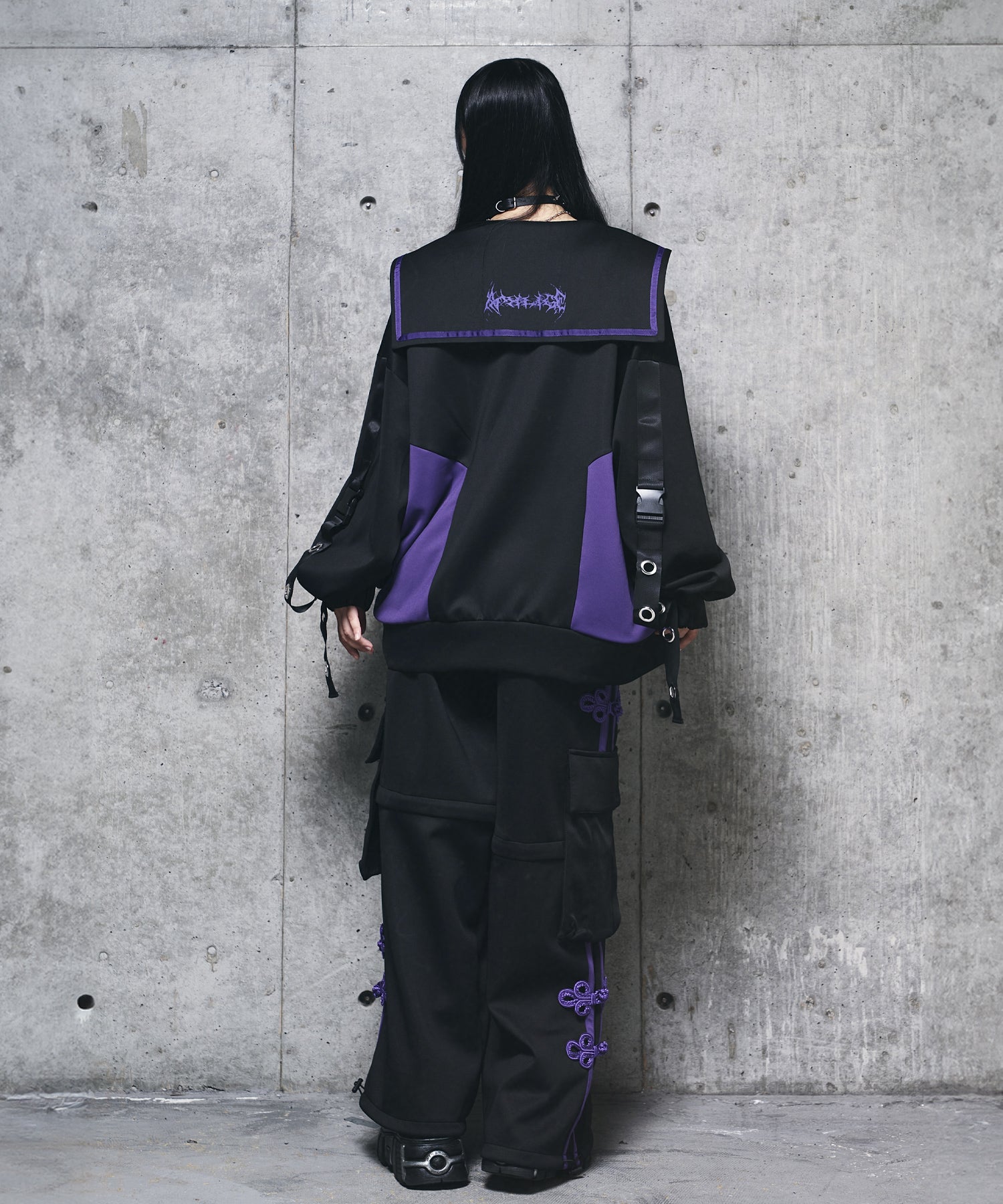 チャイナボタン付き2WAYパンツ