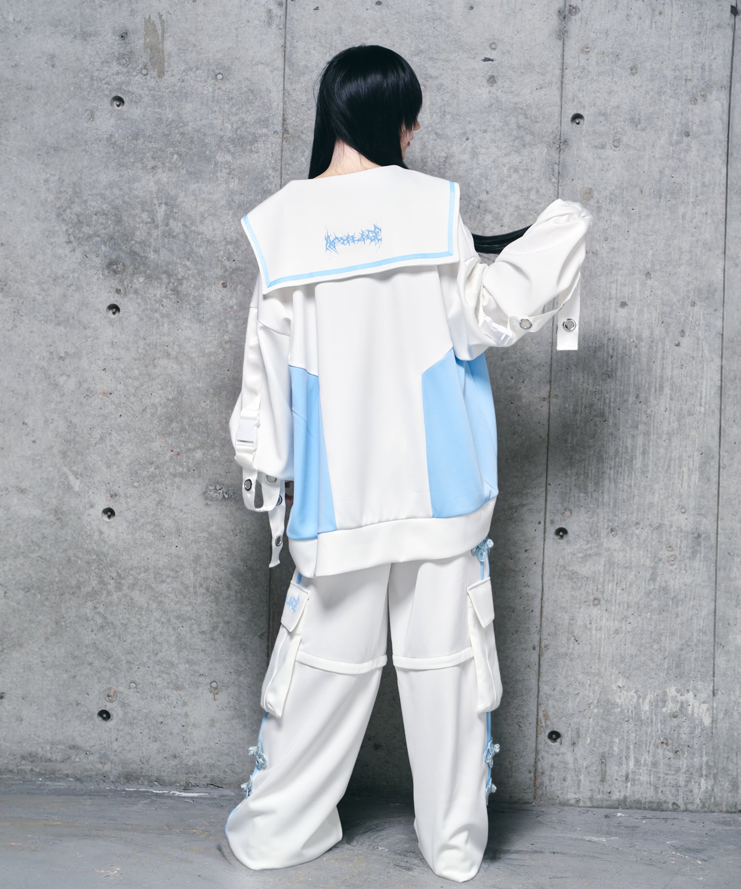 チャイナボタン付き2WAYパンツ