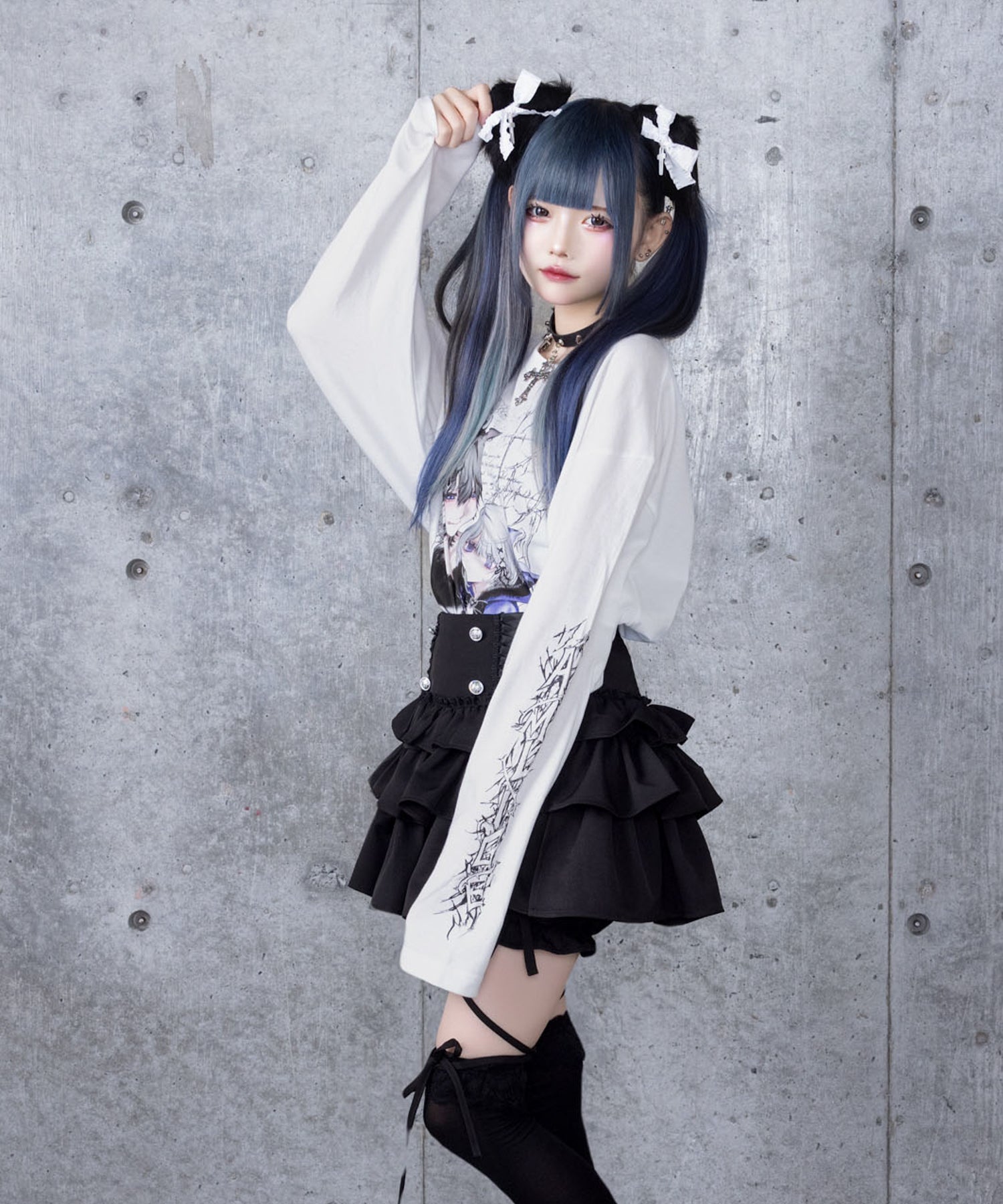 Dreaming DollプリントロングTシャツ