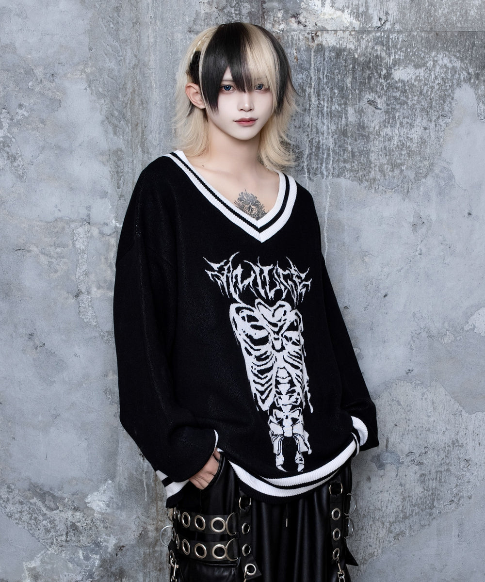 骨ロゴジャカードニット– A AM STUDIO