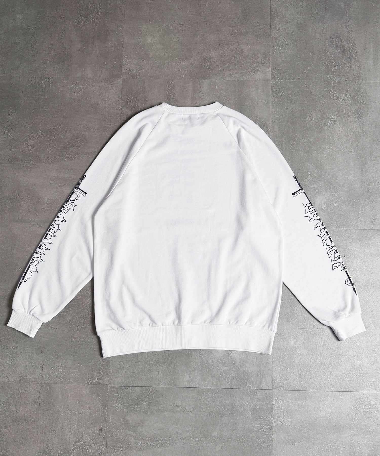 Bear  who lost loveプリントスウェット