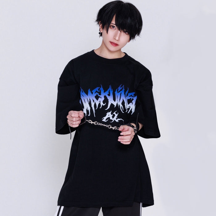 Amilige×夢喰NEON Tシャツ Blue