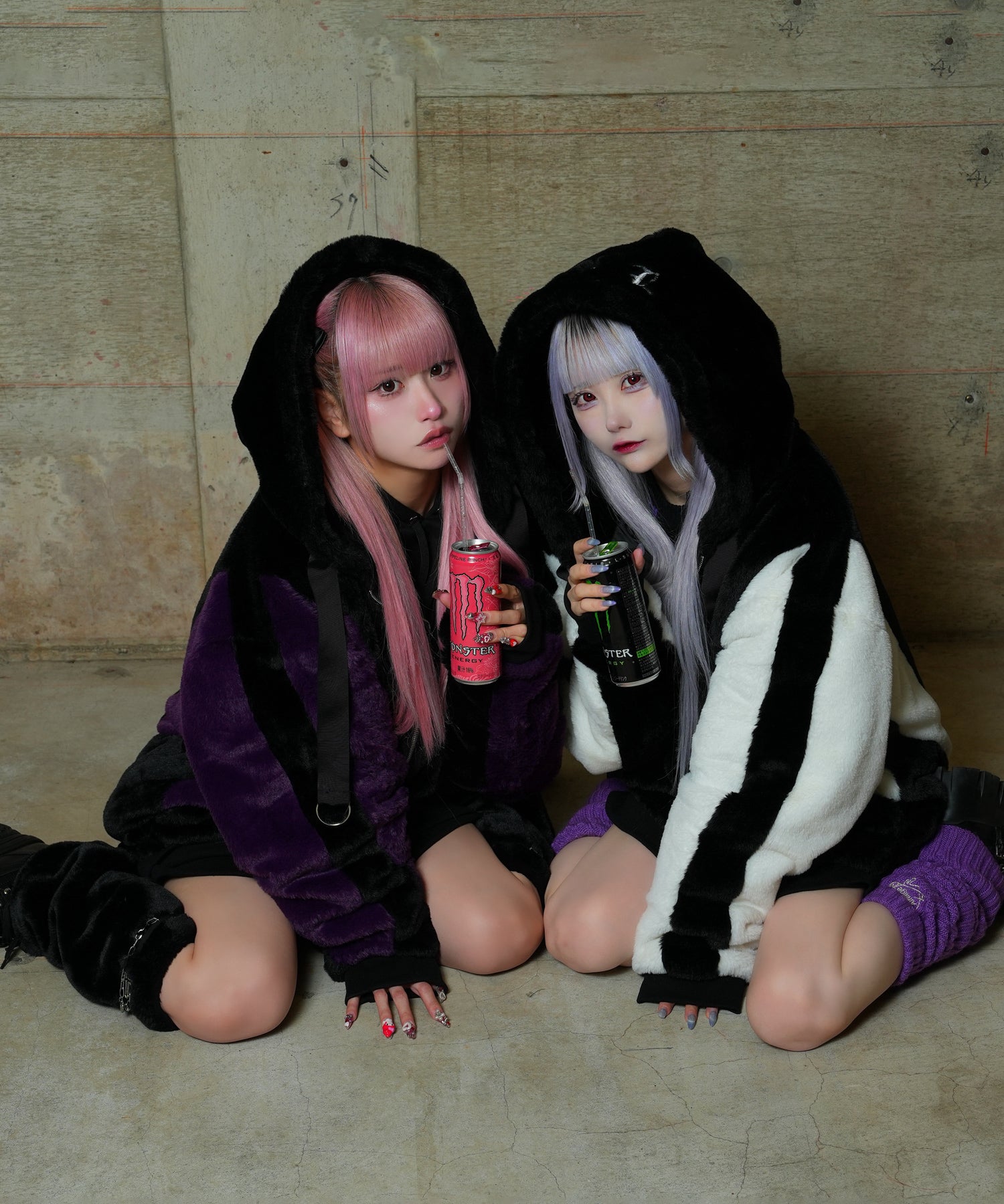 バイカラーファーコート– A AM STUDIO