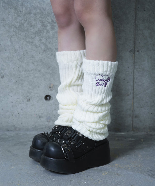 刺繍入りロングレッグウォーマー– A AM STUDIO
